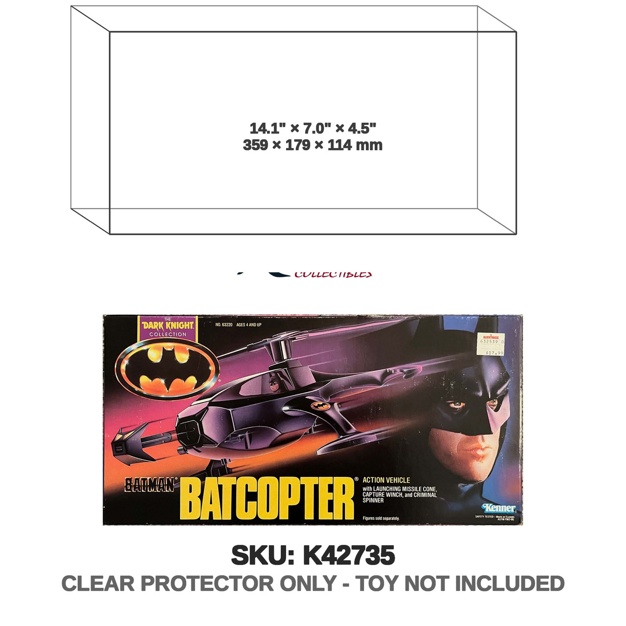 Kenner Batman The Dark Knight Collection Batcopter