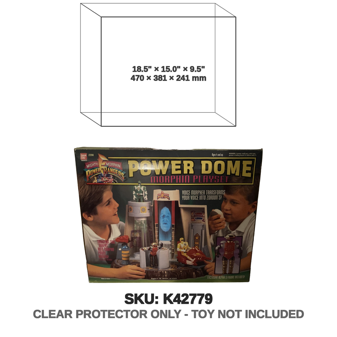 Bandai Power Rangers Power Dome Morphin Playset