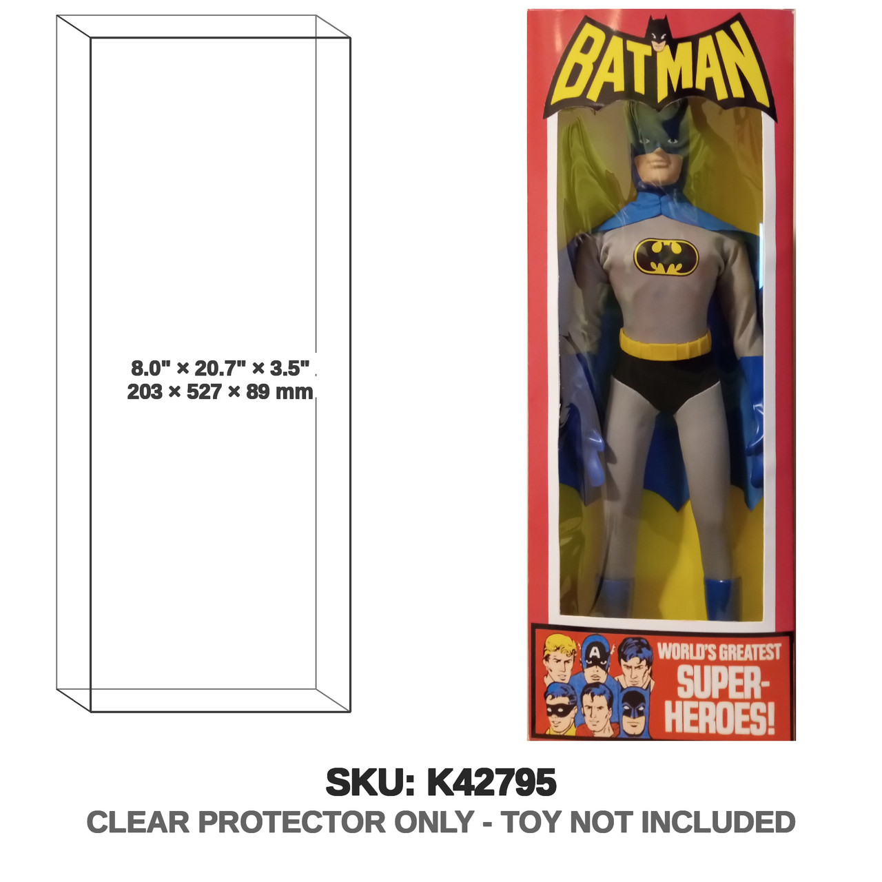 Batman and Robin Worlds Greatest Super-Heroes Giant Figures