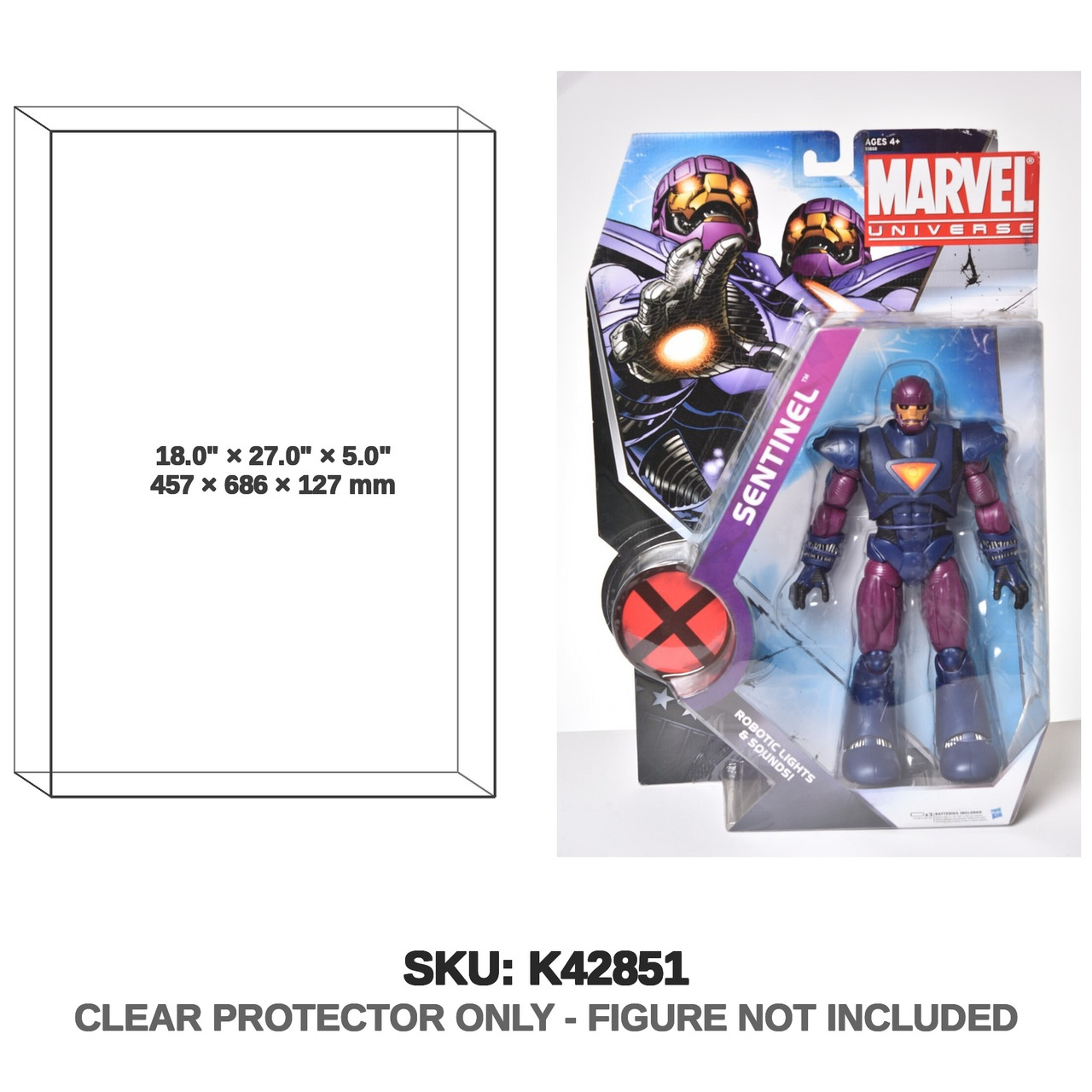 Hasbro Marvel Universe Sentinel Robotic Lights & Sounds