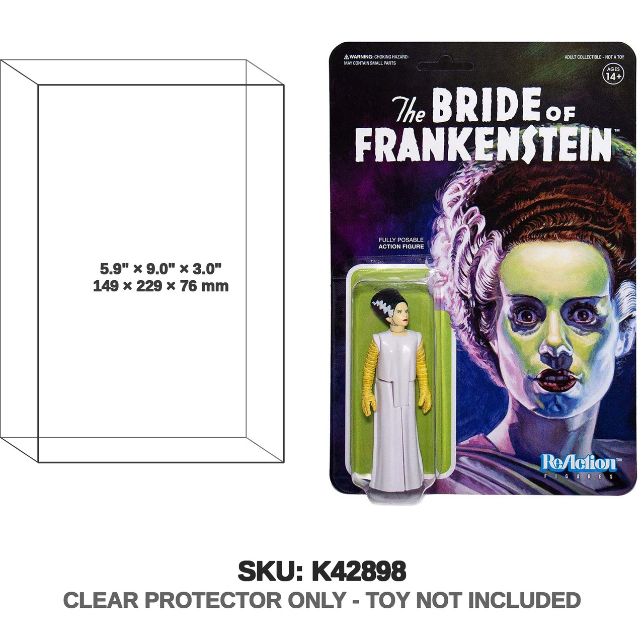 Super7 Frankenstein Reflection The Bride of Frankenstein