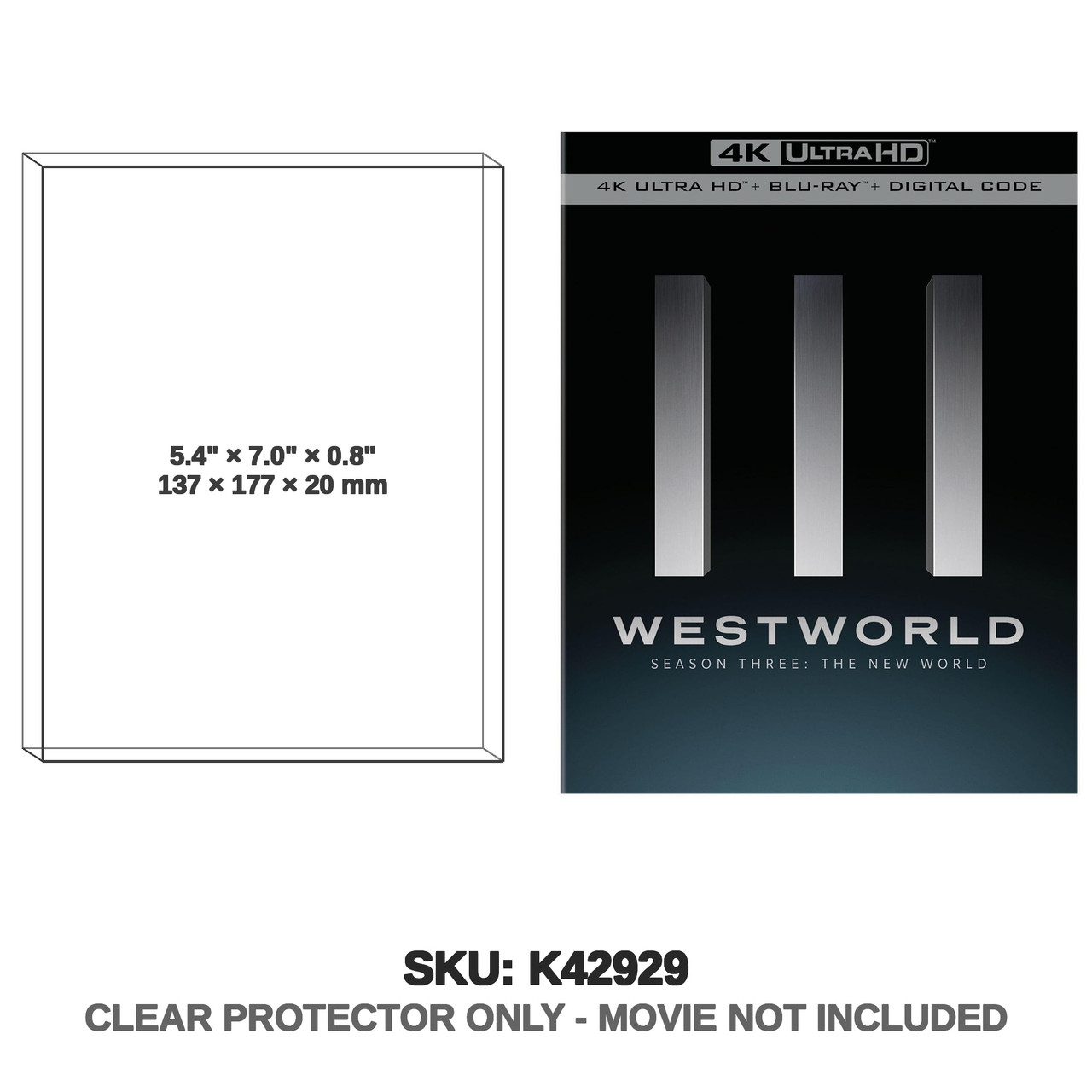 Westworld: The Complete Third Season: The New World (4K Ultra HD + Blu-ray)