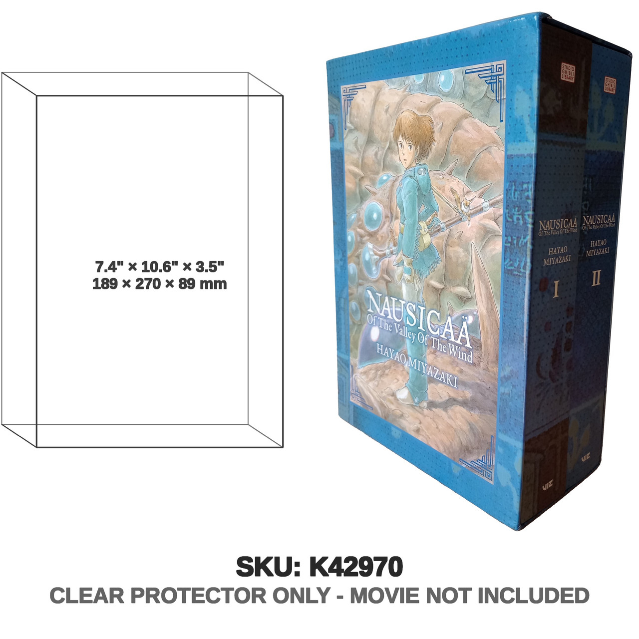 VIZ Media Nausicaä of the Valley of the Wind Manga Deluxe Box Set 2012