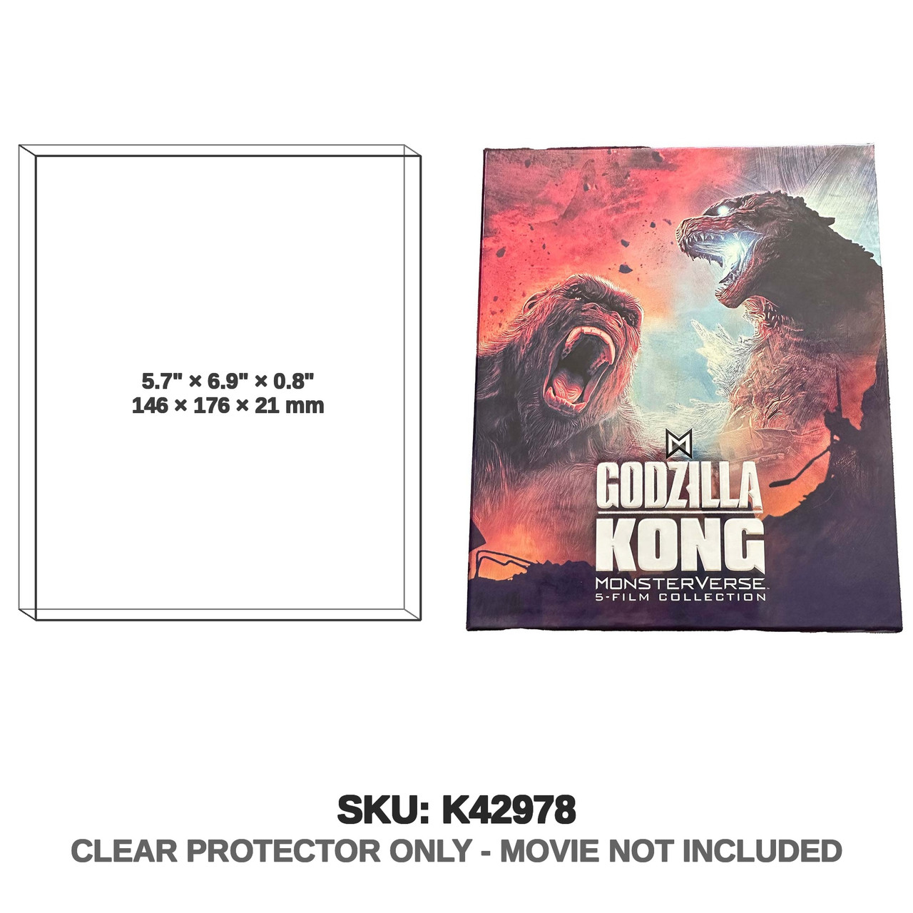 Godzilla / Kong Monsterverse 5-Film Collection
