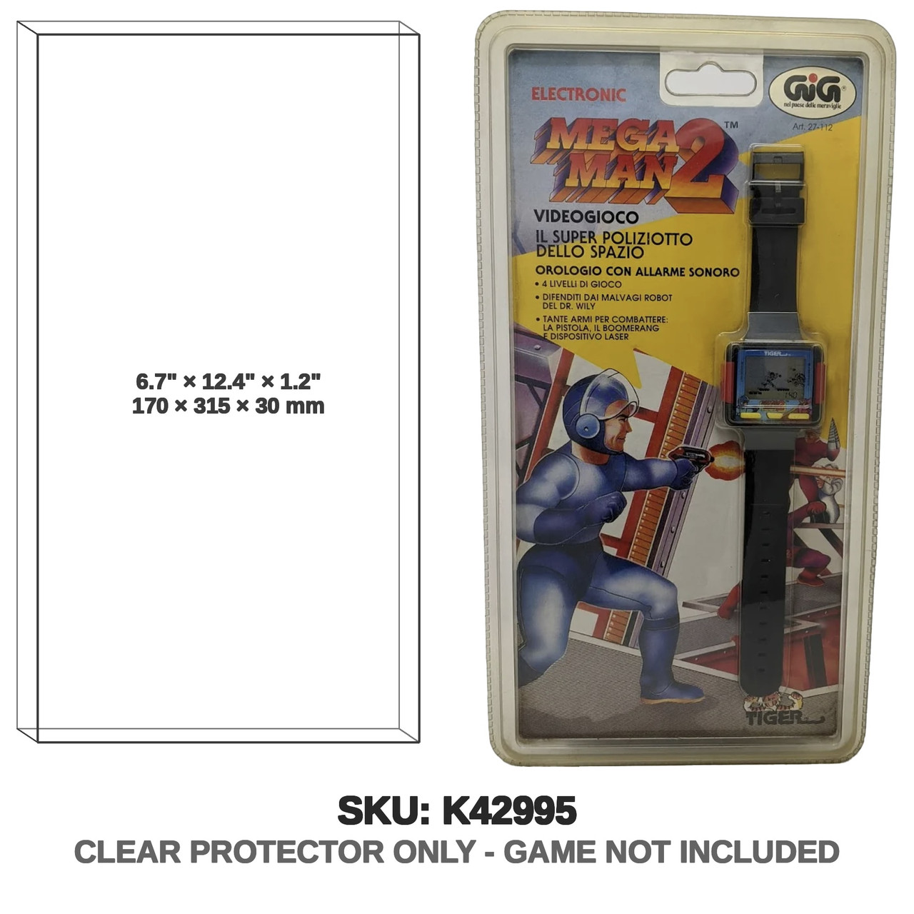 Tiger Electronics Mega Man 2 Electronic Watch