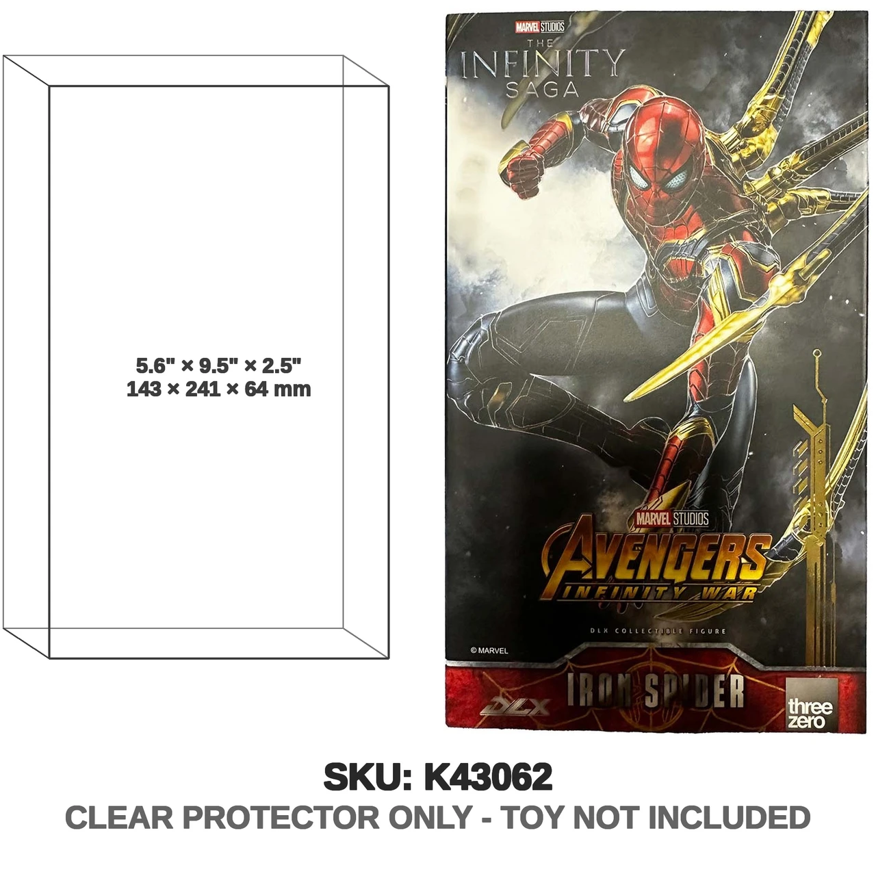Iron Spider Marvel Threezero Figure