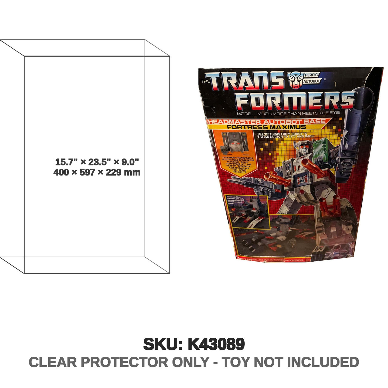 Fortress Maximus Transformers G1 Headmaster Figure
