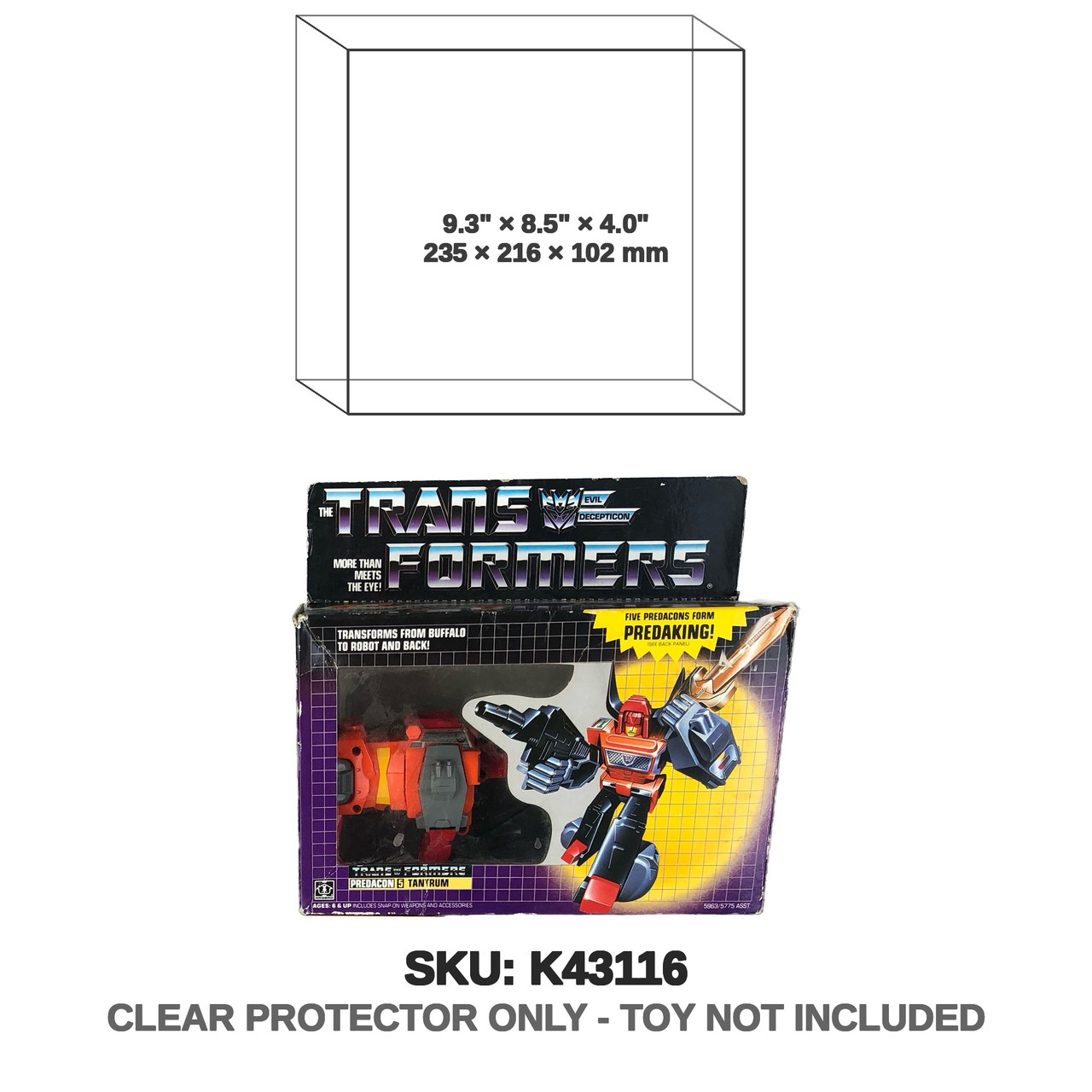 Tantrum Transformers Generation 1 Predacon Figure