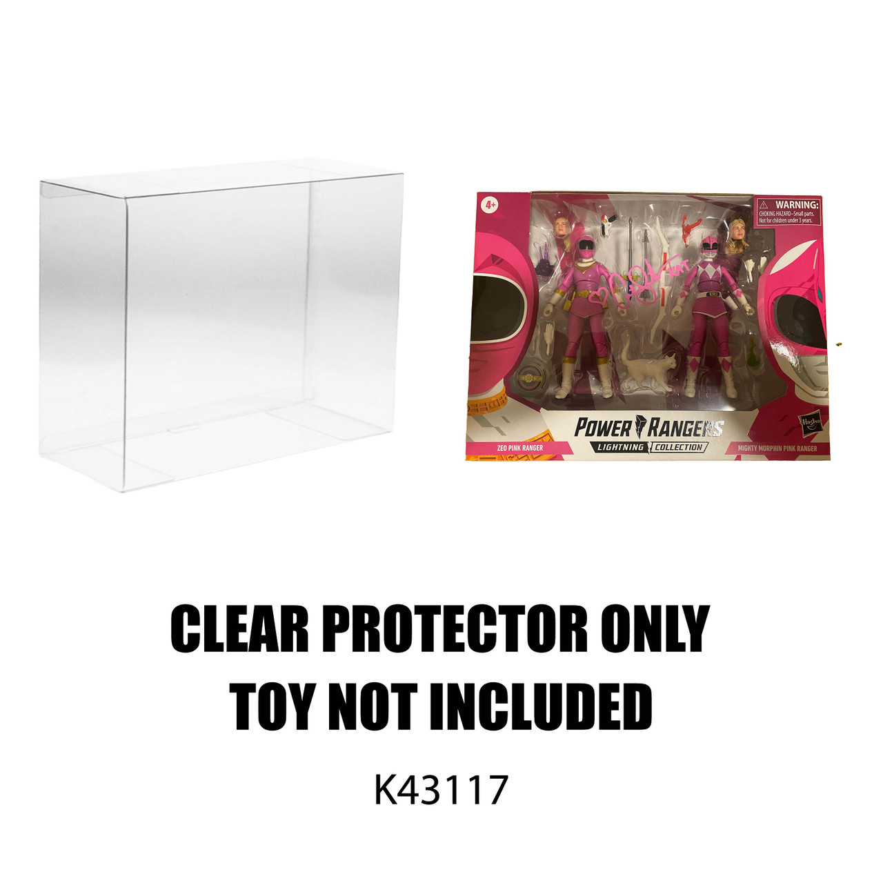 Protector For Power Rangers Lighting Collection Zero Pink Ranger & Mighty Morphin Pink Ranger