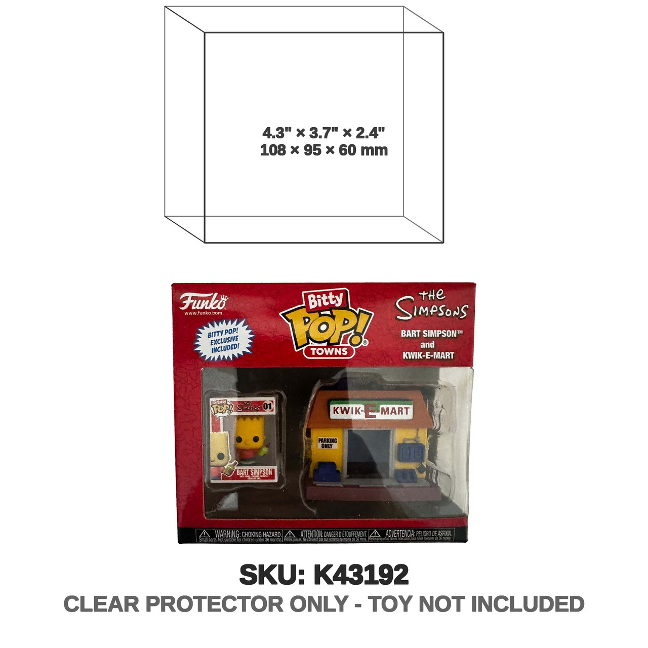 Bart Simpson & Kwik-E-Mart The Simpsons Bitty Pop! Town