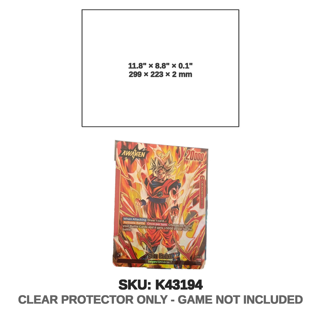 Bandai Dragon Ball Fusion World Premium Card Collection 01 Leaders Back