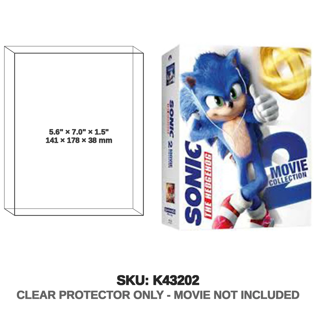 Arrow Video Sonic the Hedgehog 2 Movie Collection Blu-ray