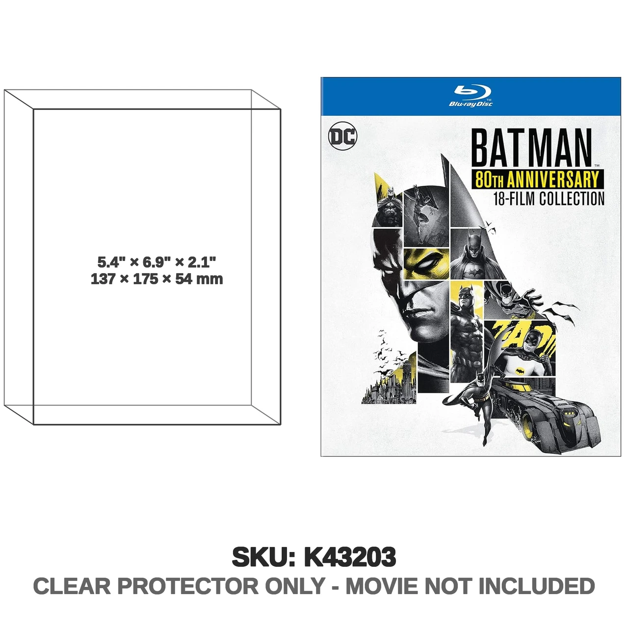 Warner Bros. Batman 80th Anniversary 18 Film Collection Blu-ray