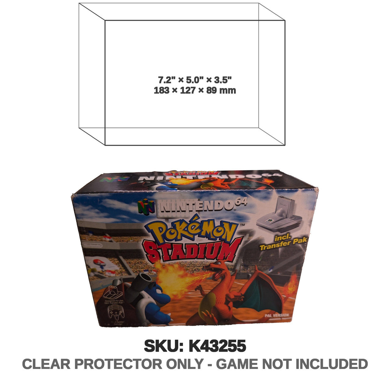 Pokemon Stadium Transfer Pak PAL AUS N64