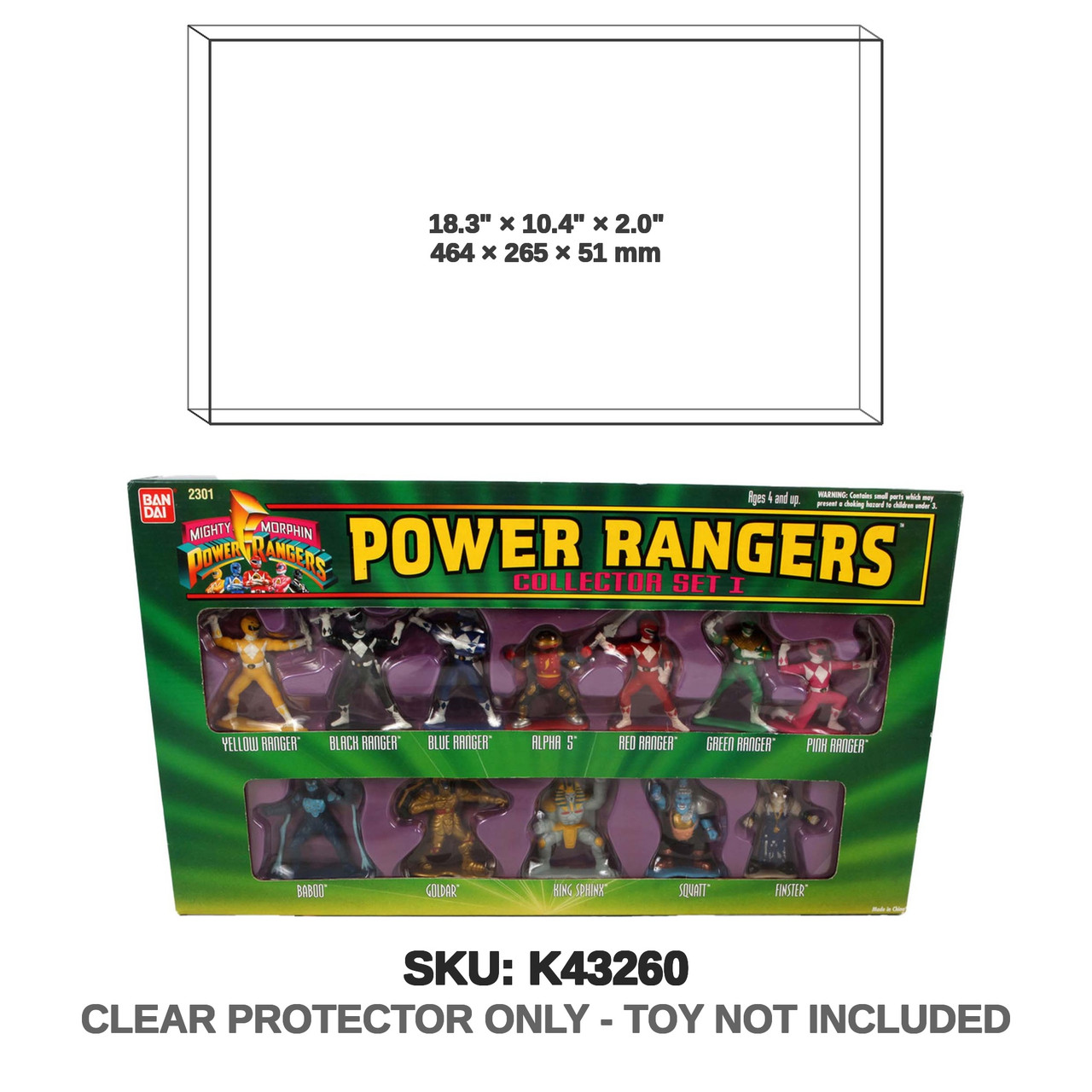 Mighty Morphin Power Rangers Collectible Figure Set 1