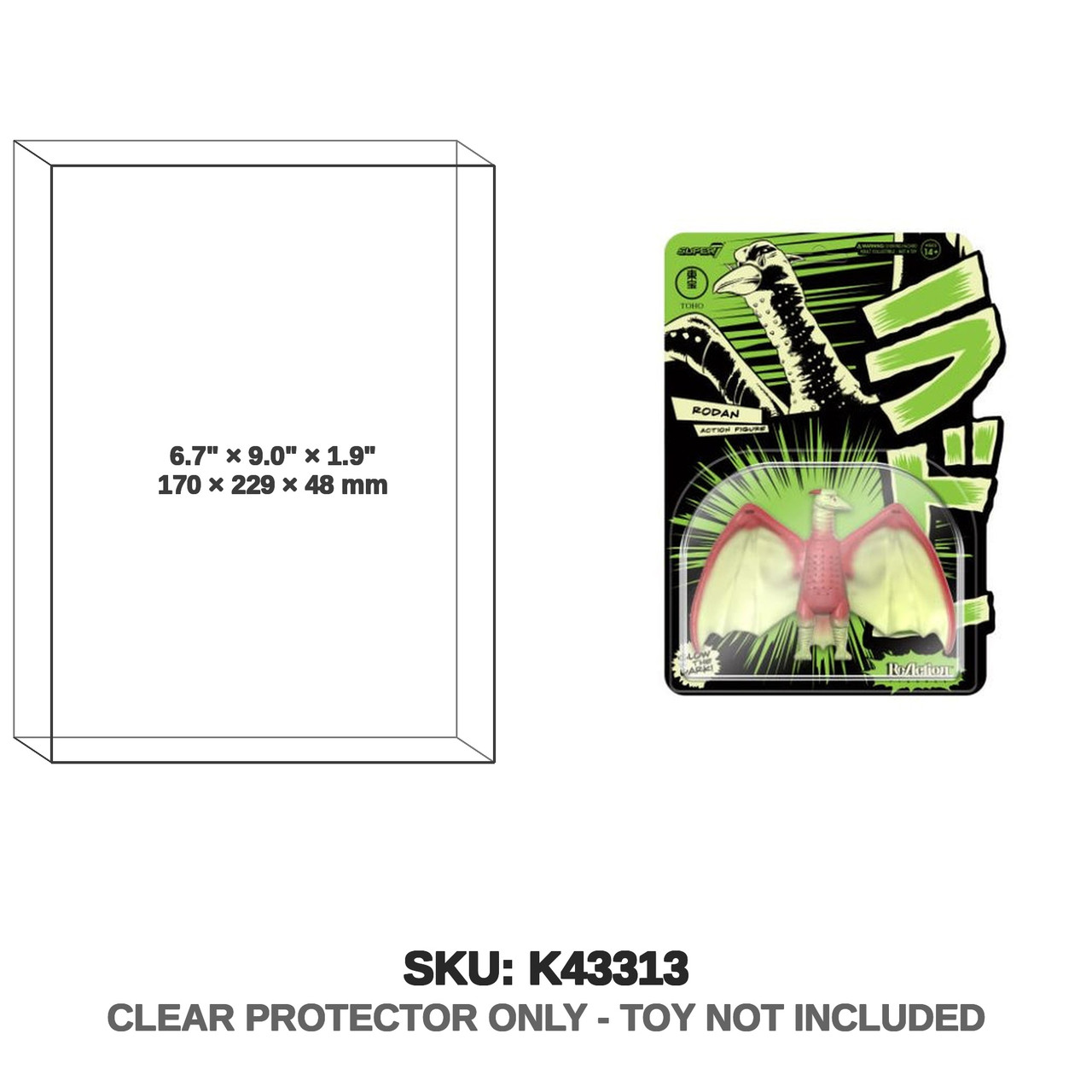 Super 7 Reflection Action Figure Rodan