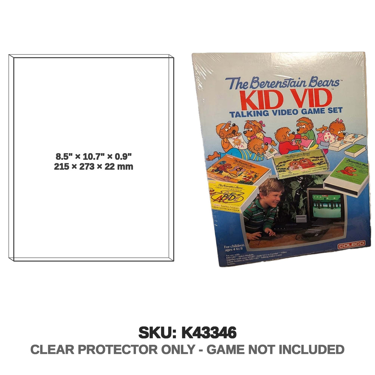 Kid Vid Berenstain Bears Atari 2600 Game Set