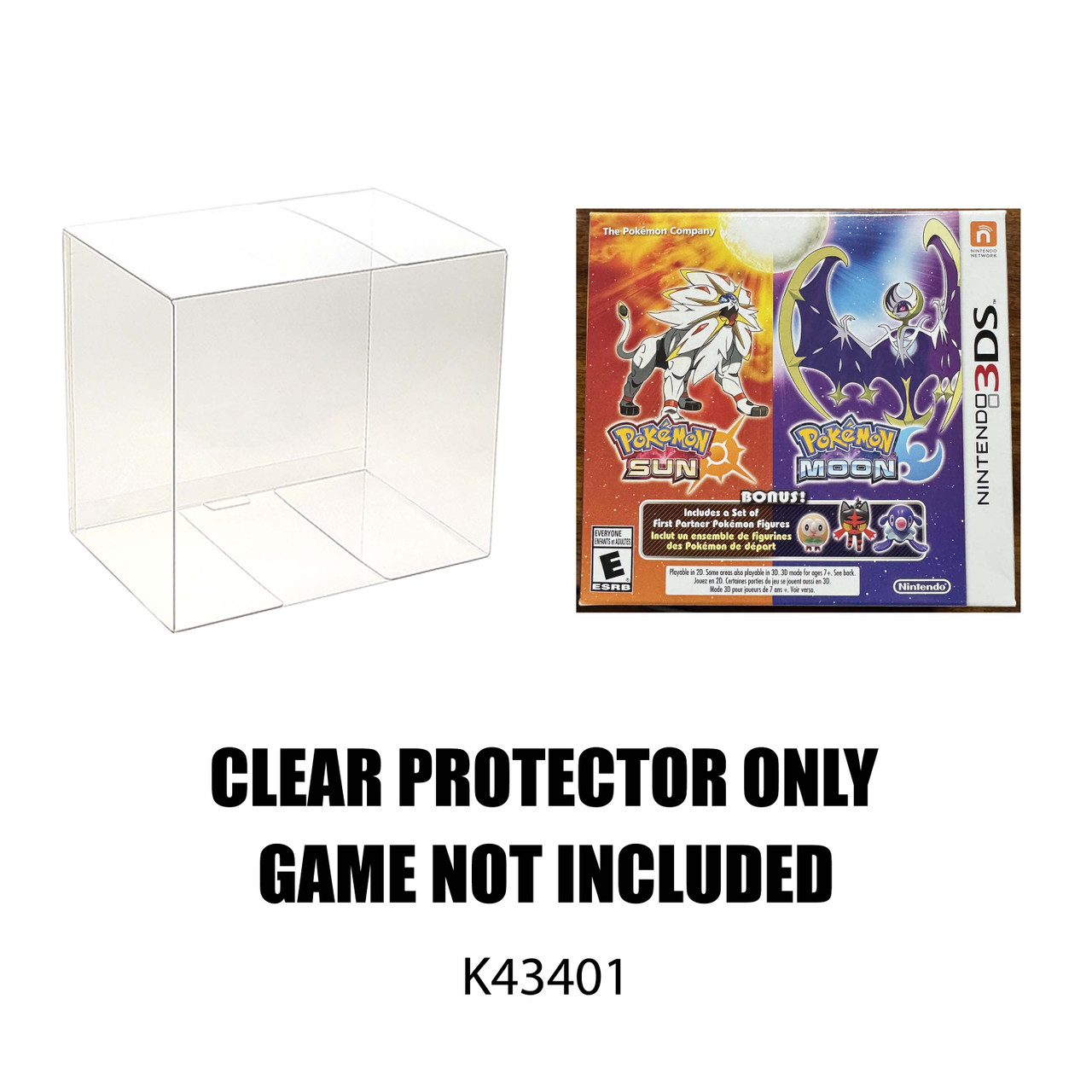 Protector For Protector For Pokemon Sun & Moon Double Pack with Plush Set Bonus Bundle