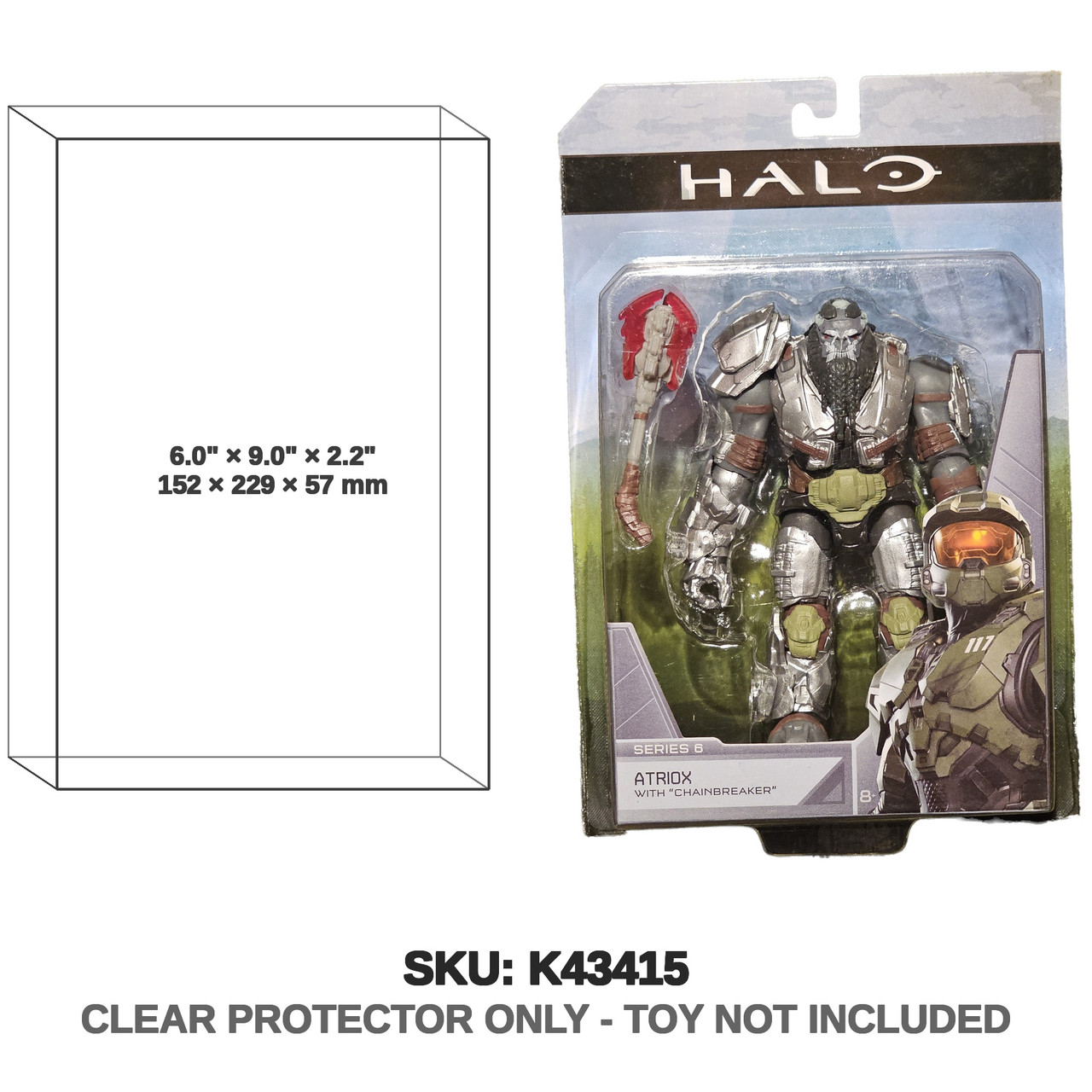 Atriox Halo World of Halo Series 6 Figure
