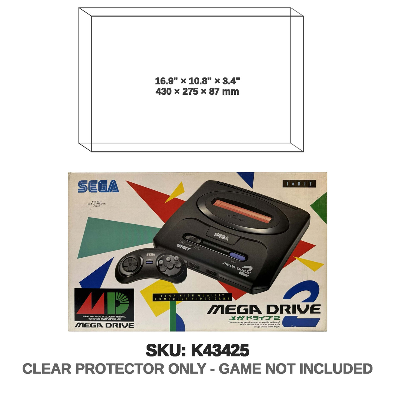 Sega Mega Drive II Japanese Console