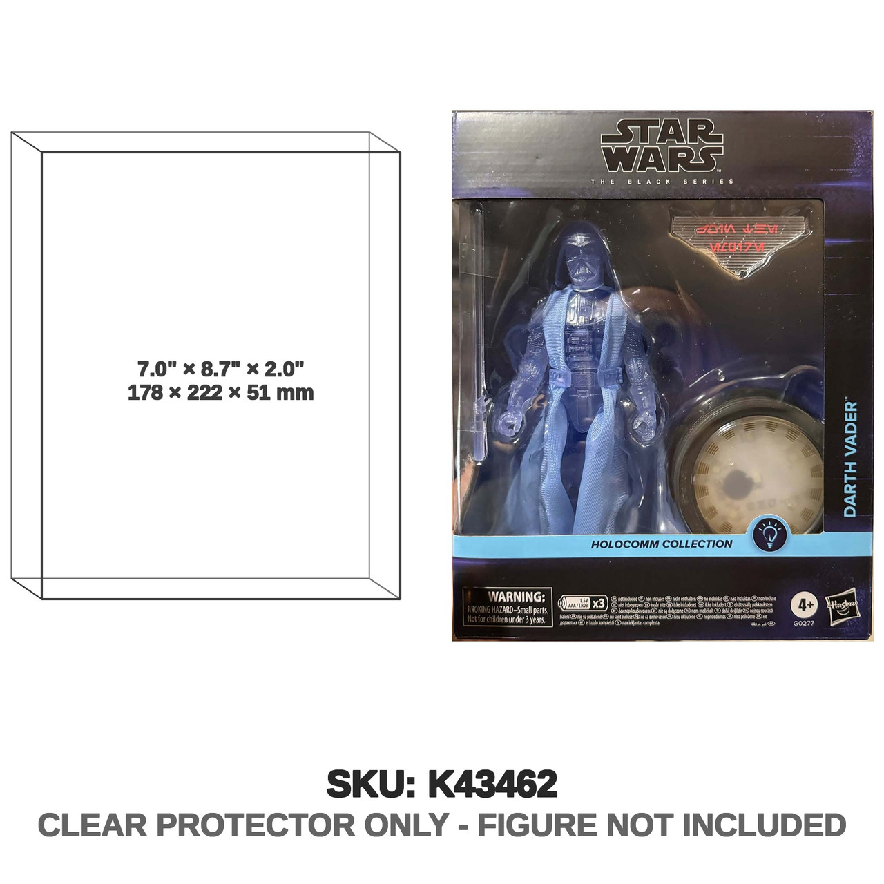 Darth Vader Star Wars Black Series Holocomm Collection Figure