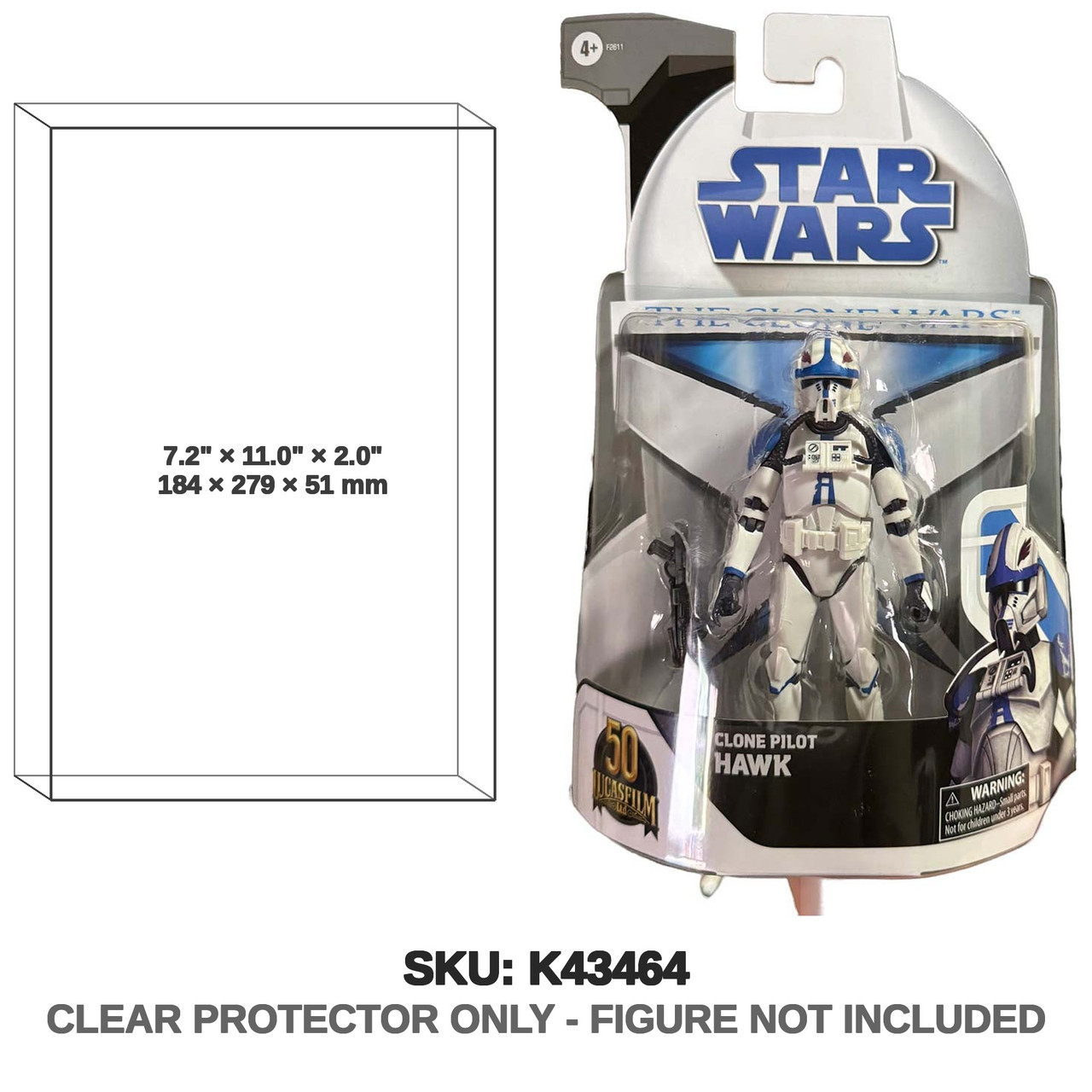 Hasbro Star Wars The Vintage Collection Clone Pilot Hawk