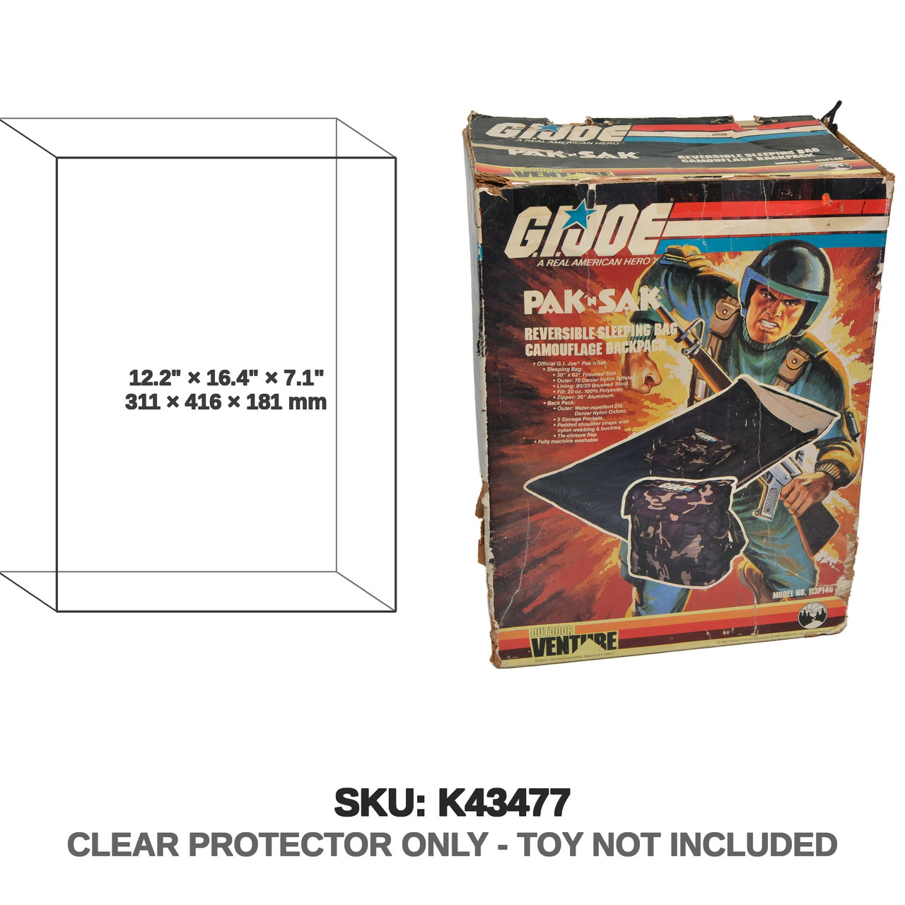 Hasbro G.I. Joe A Real American Hero Outdoor Venture Pak N Sak