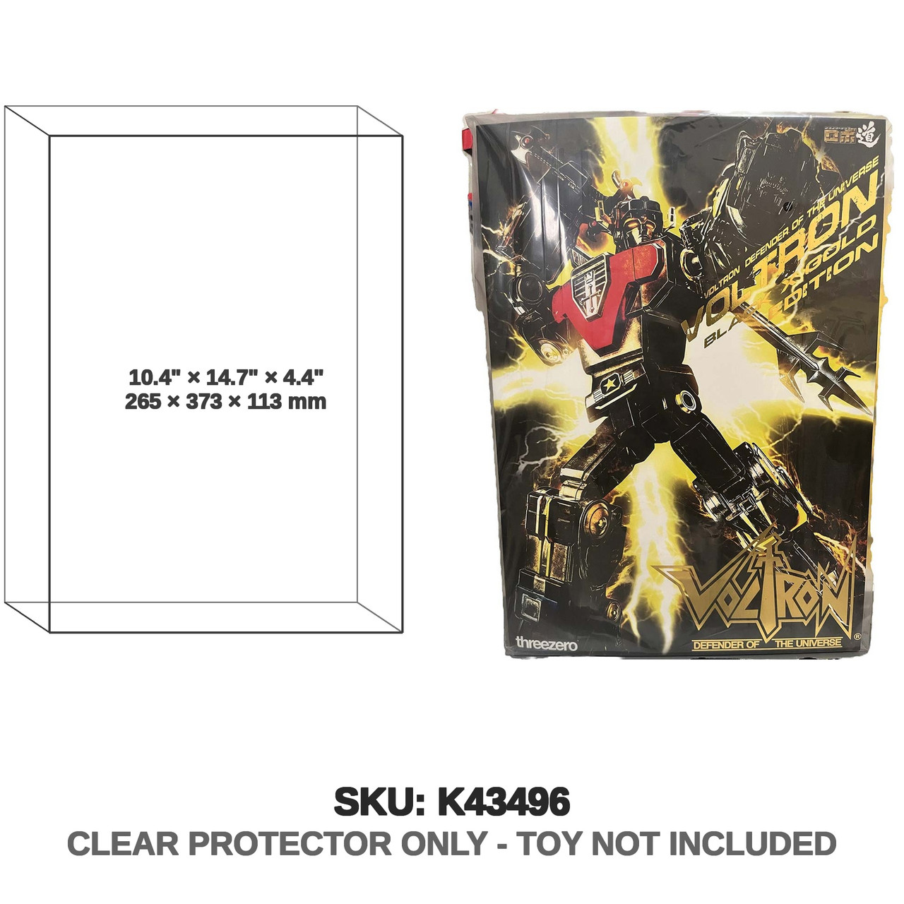 Threezero Voltron Robo-Dou Black And Gold