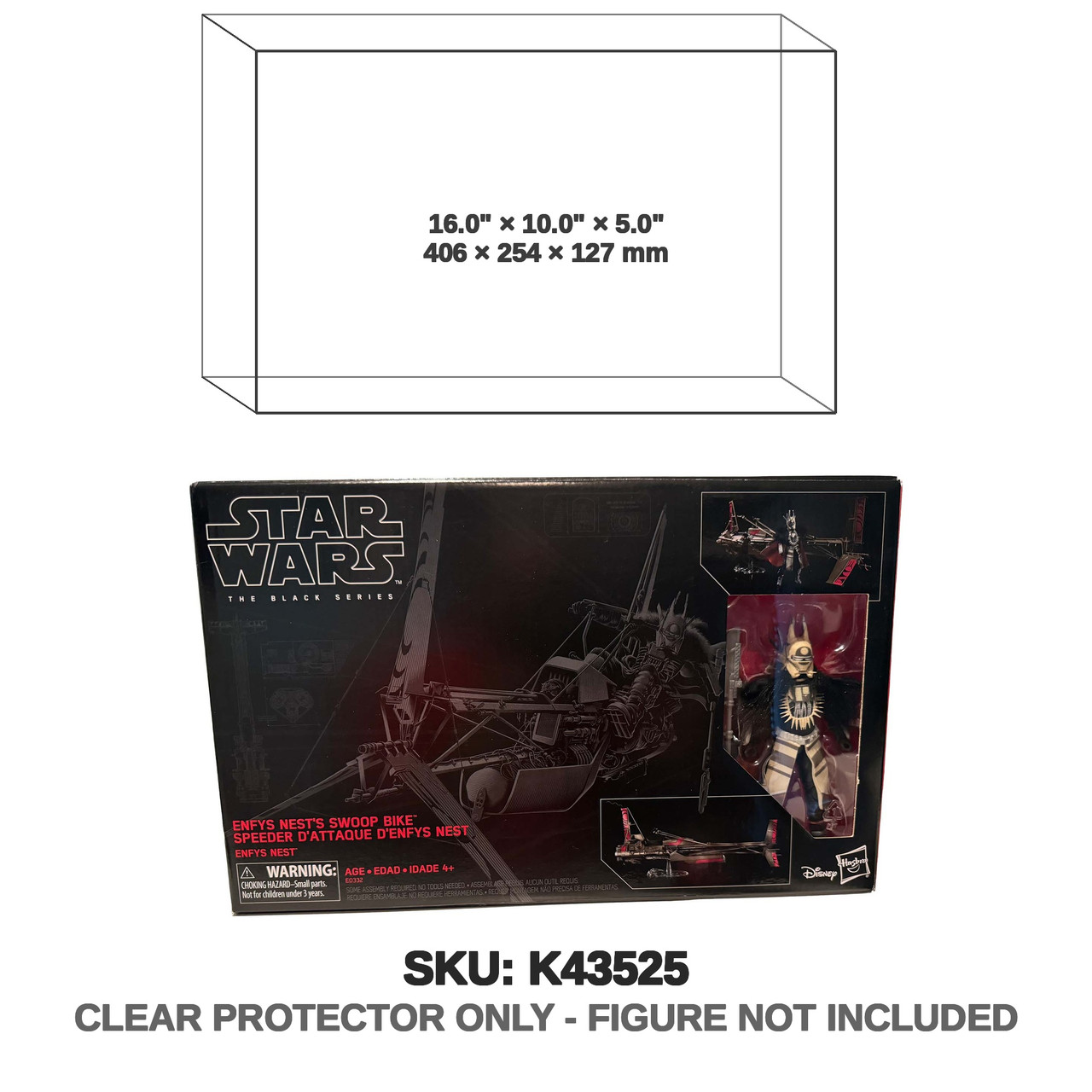 Hasbro Star Wars The Black Series Enfys Nest's Swoop Bike