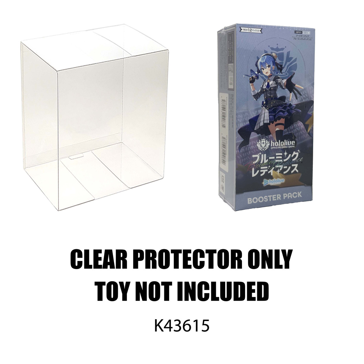 Protector For Hololive OFFICIAL CARD GAME "Blooming Radiance" Japanese Booster Box (2024)