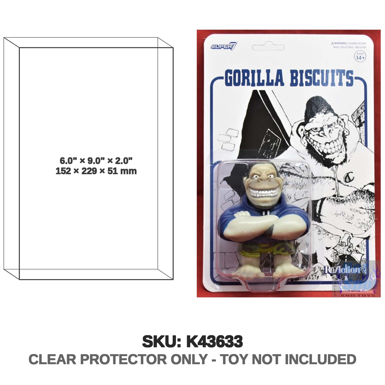 Super7 Gorilla Biscuits ReAction Figure