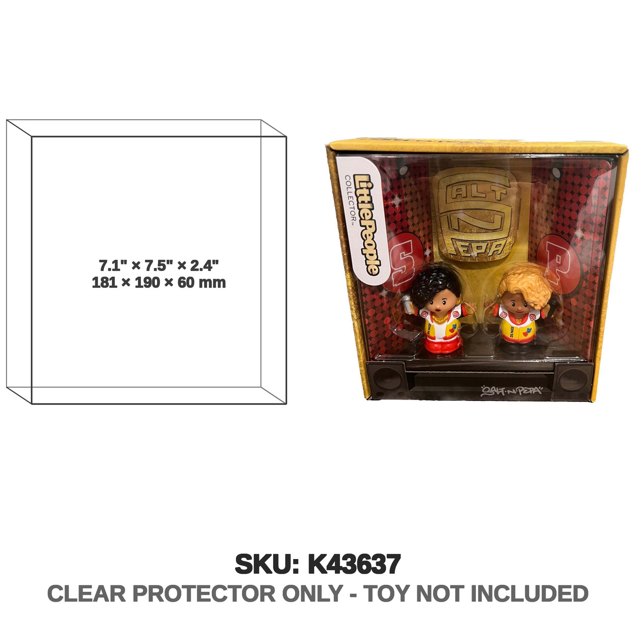 Salt and Pepa Little People Figures