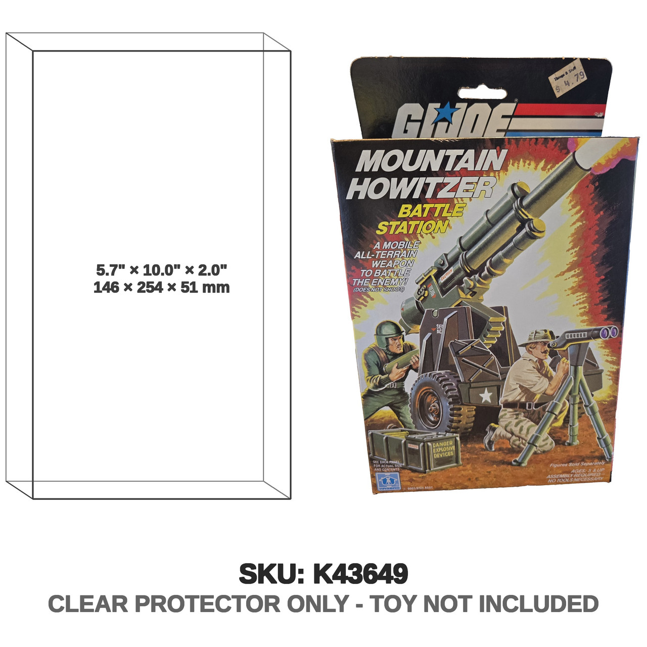 Mountain Howitzer Battle Station G.I. Joe A Real American Hero 1984