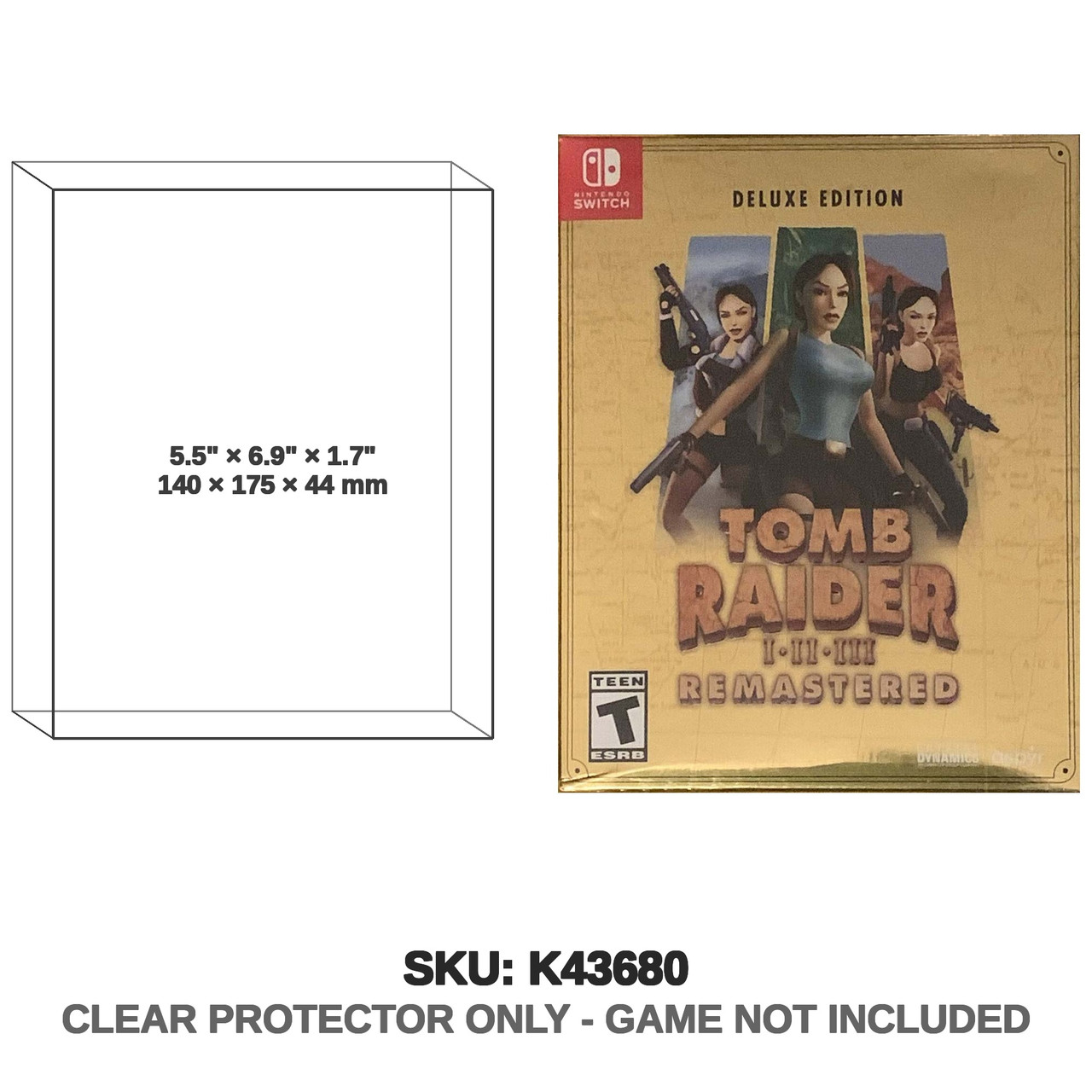 Nintendo Tomb Raider I II III Remastered Deluxe Edition Nintendo Switch