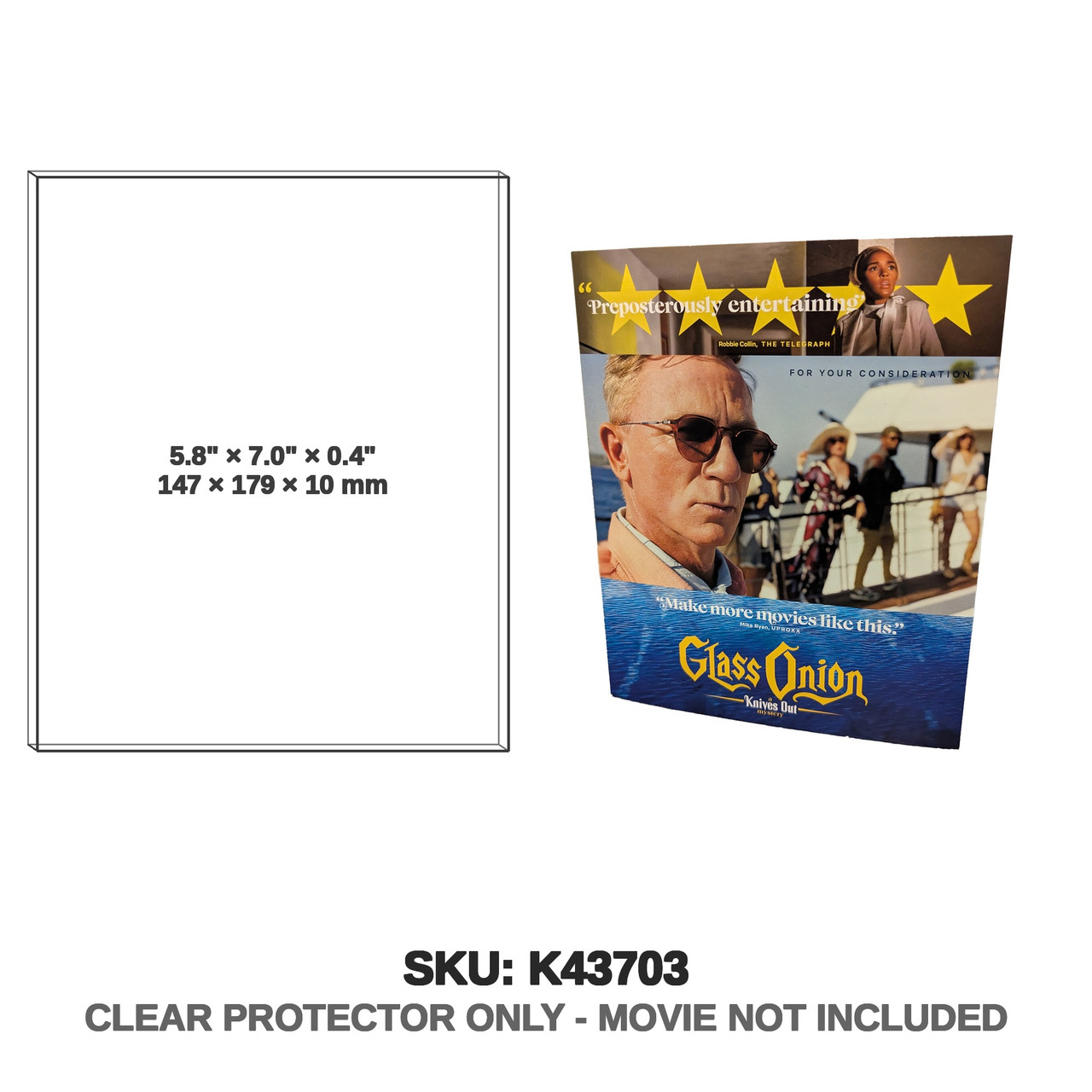"Glass Onion" Blu-Ray Screener "Glass Onion" Blu-Ray Screener