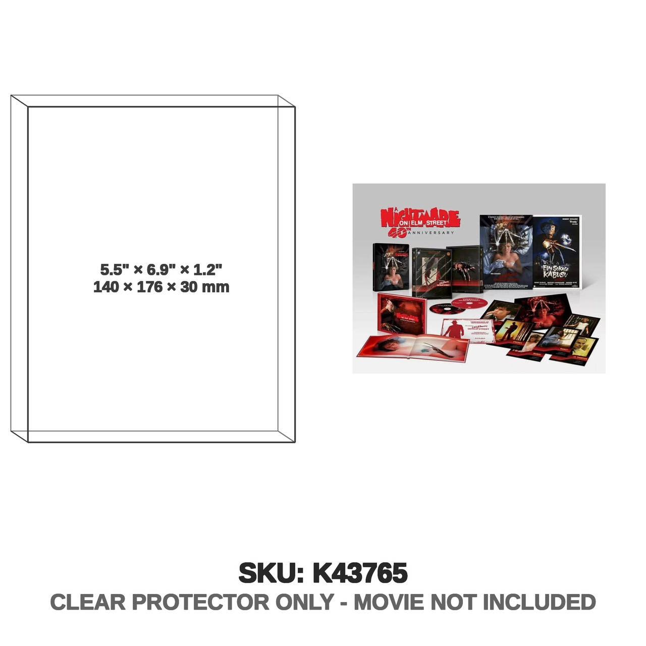 A Nightmare On Elm Streeet 40th Anniversary Ultimate Collectors Edition Steelbook 4K UHD (1984) A Nightmare On Elm Streeet 40th Anniversary Ultimate Collectors Edition Steelbook 4K UHD (1984)