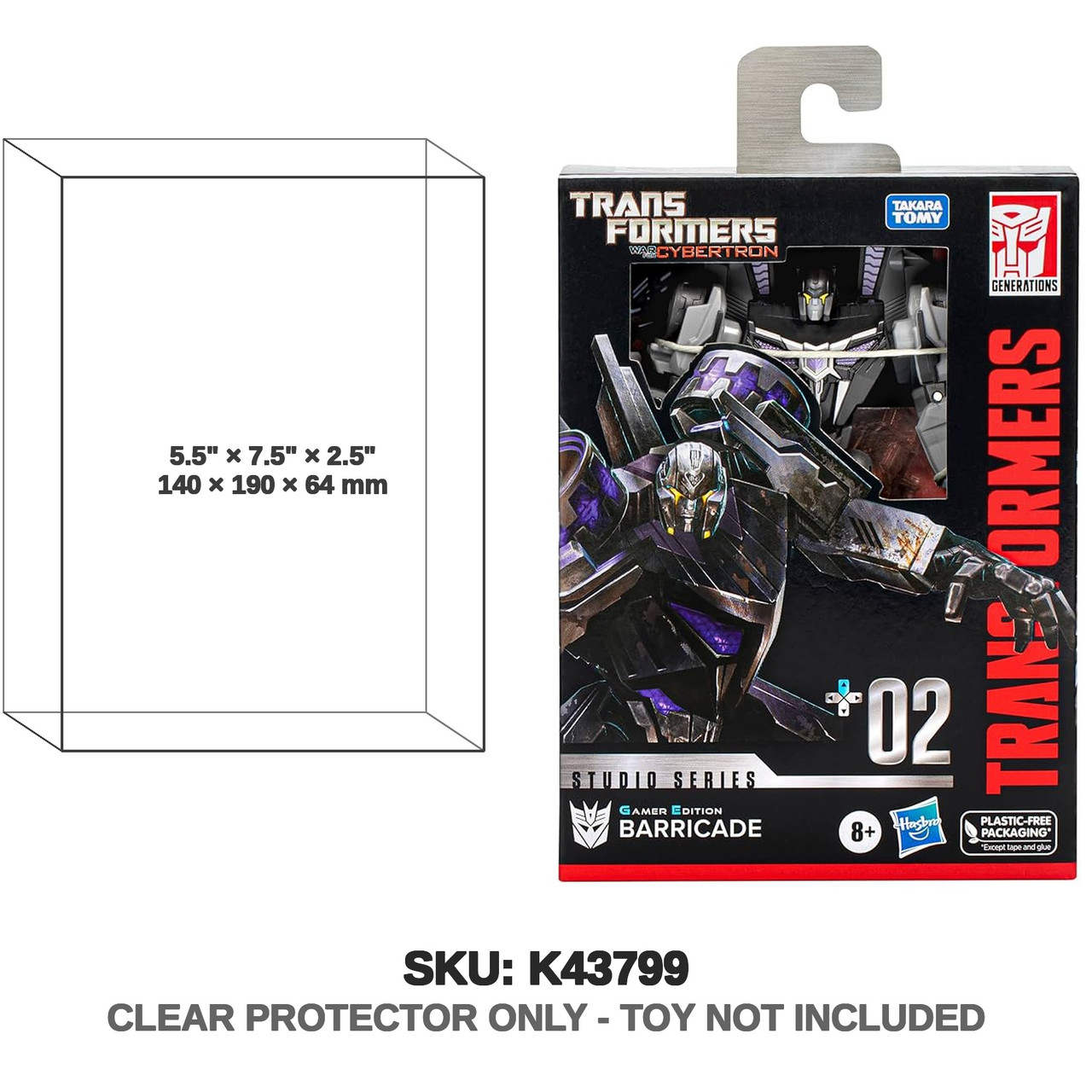 Barricade Transformers Studio Series Gamer Edition Deluxe 02 Figure