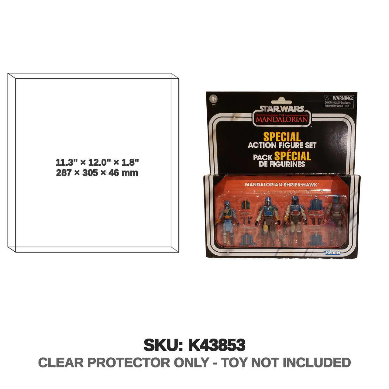 Star Wars Mandalorian Shriek-Hawk 4 pack