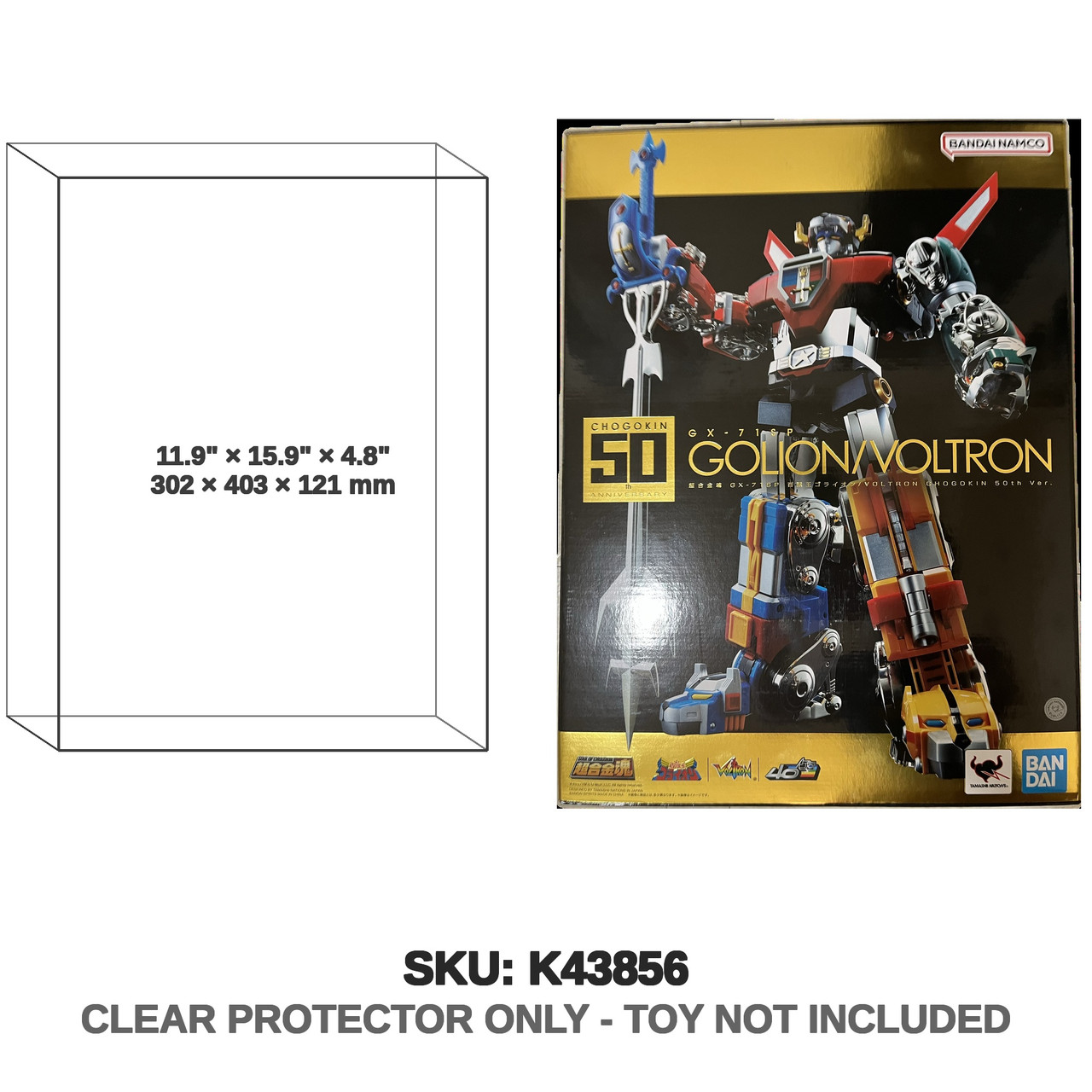 Bandai Voltron Soul of Chogokin GX-71SP