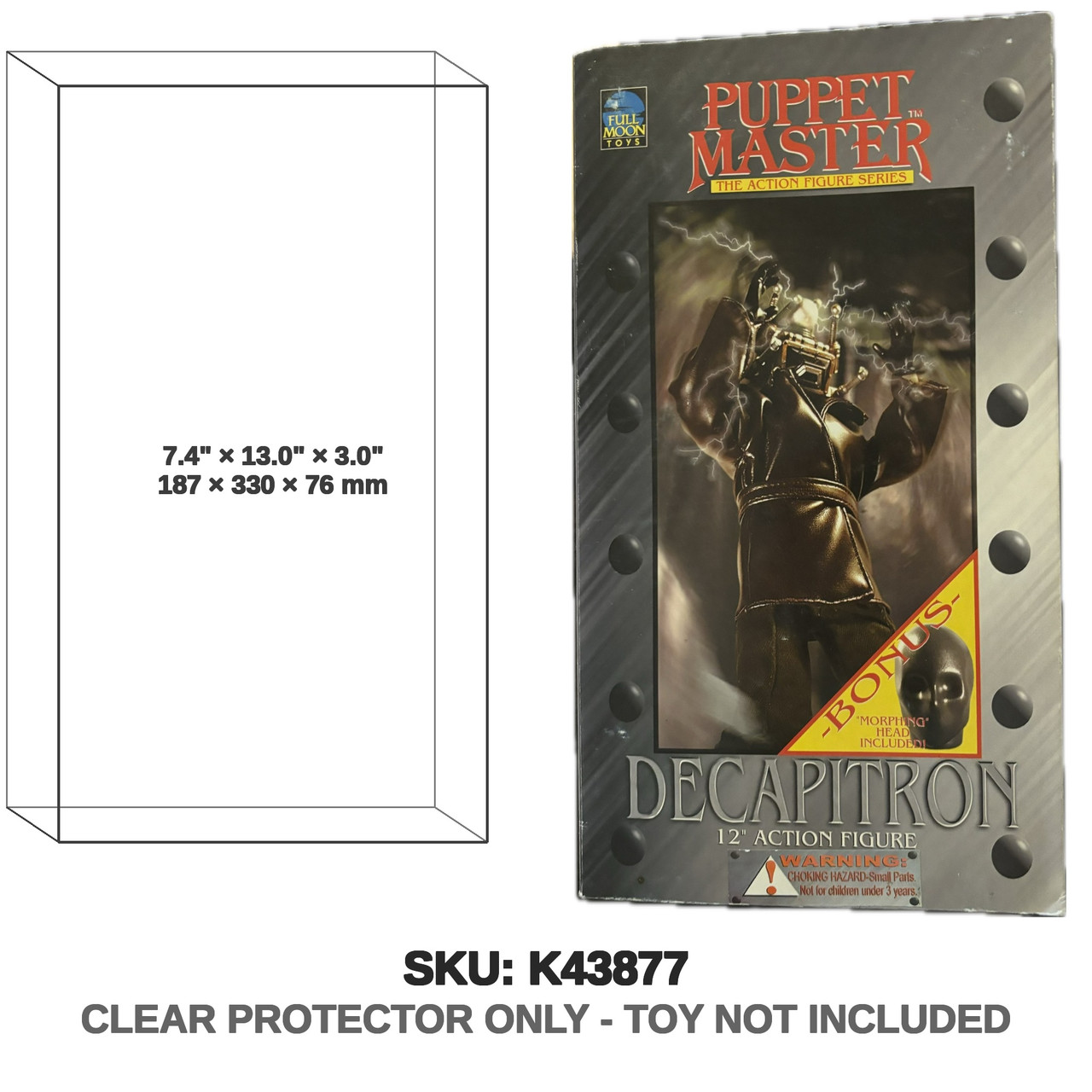 Full Moon Toys Puppet Master Decapitron 12" Figure