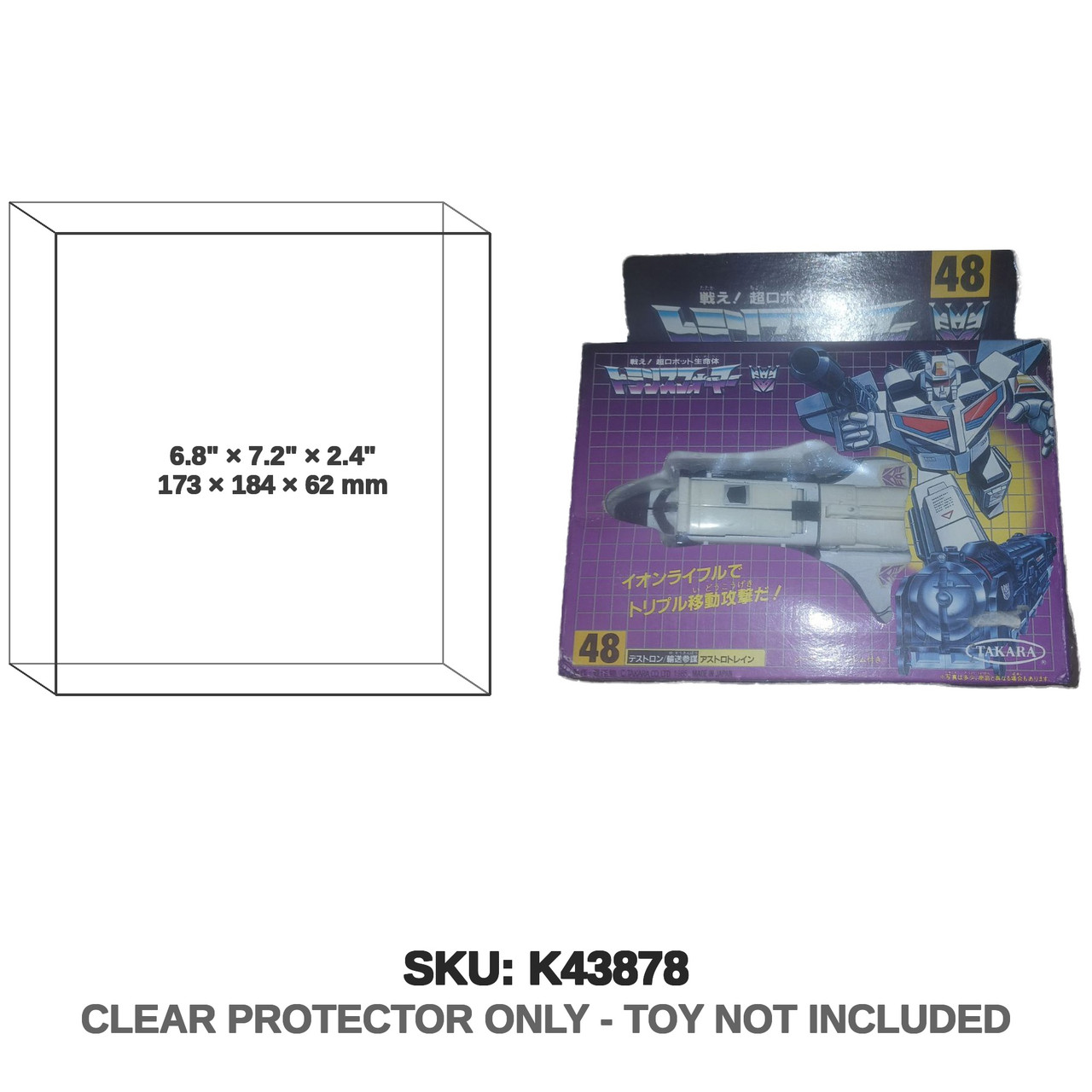 White Astrotrain Transformers G1 Figure