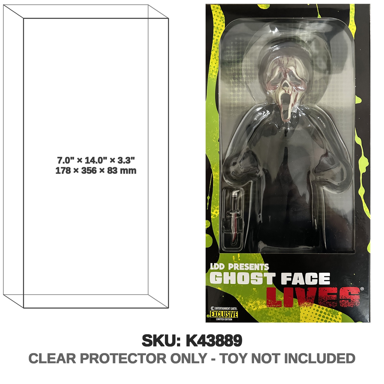 Mezco LDD Ghost Face Lives Mezco LDD Ghost Face Lives