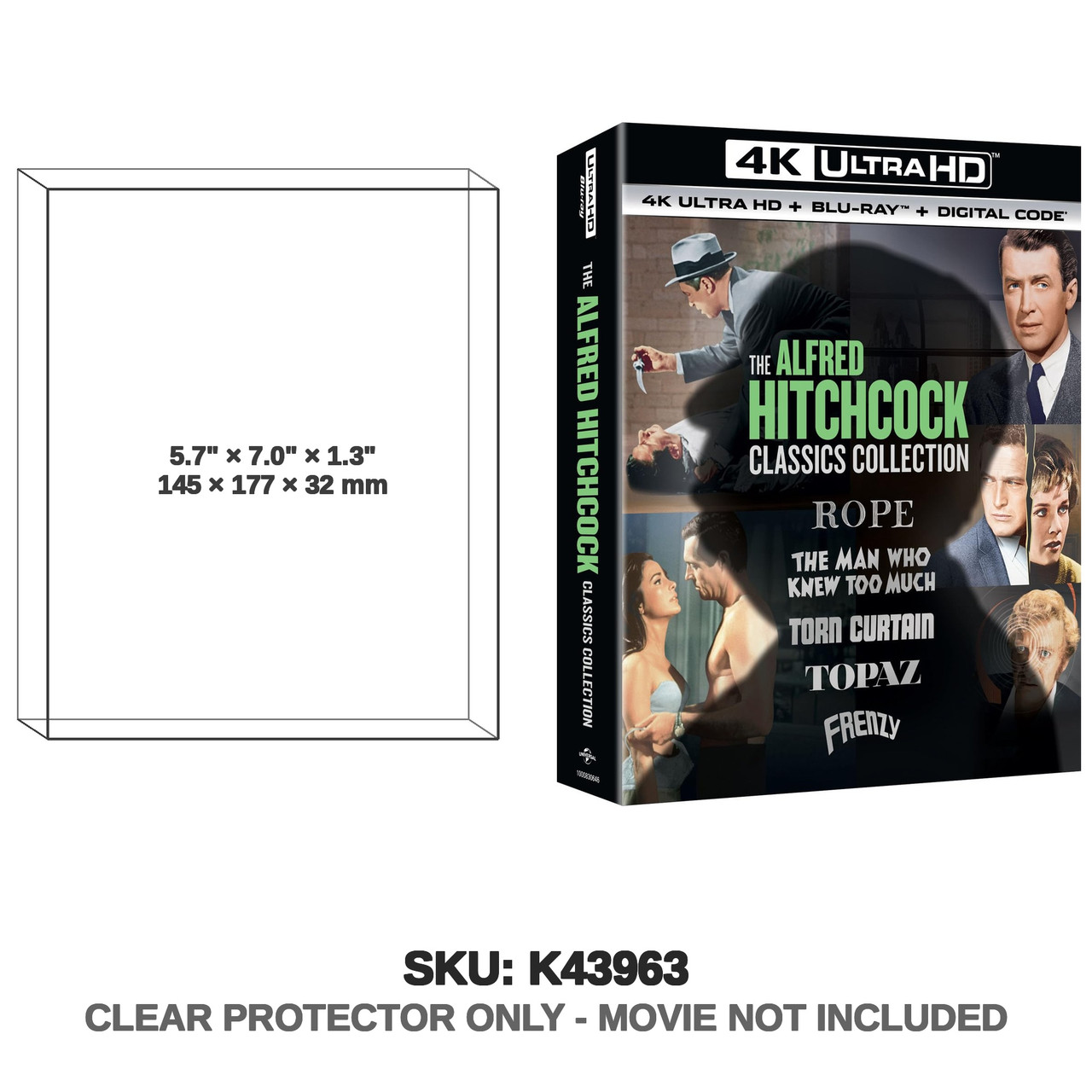 The Alfred Hitchcock Classics Collection (Rope / The Man Who Knew Too Much / Torn Curtain / Topaz / Frenzy) The Alfred Hitchcock Classics Collection (Rope / The Man Who Knew Too Much / Torn Curtain / Topaz / Frenzy)