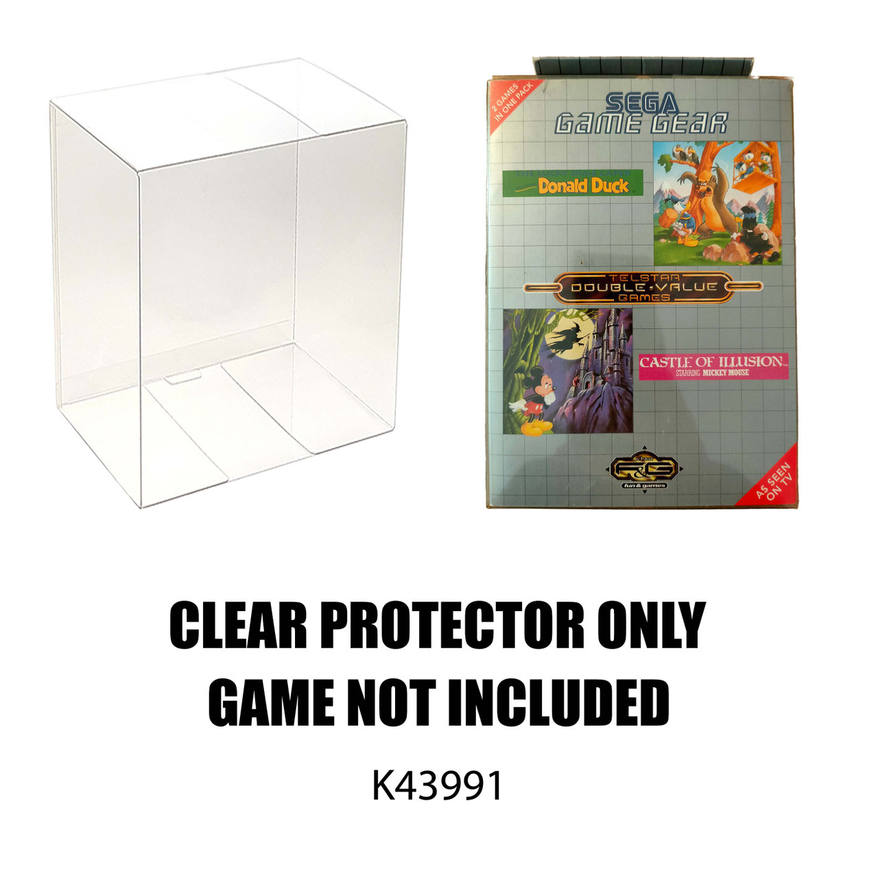 Protector For Telstar Game Gear game box