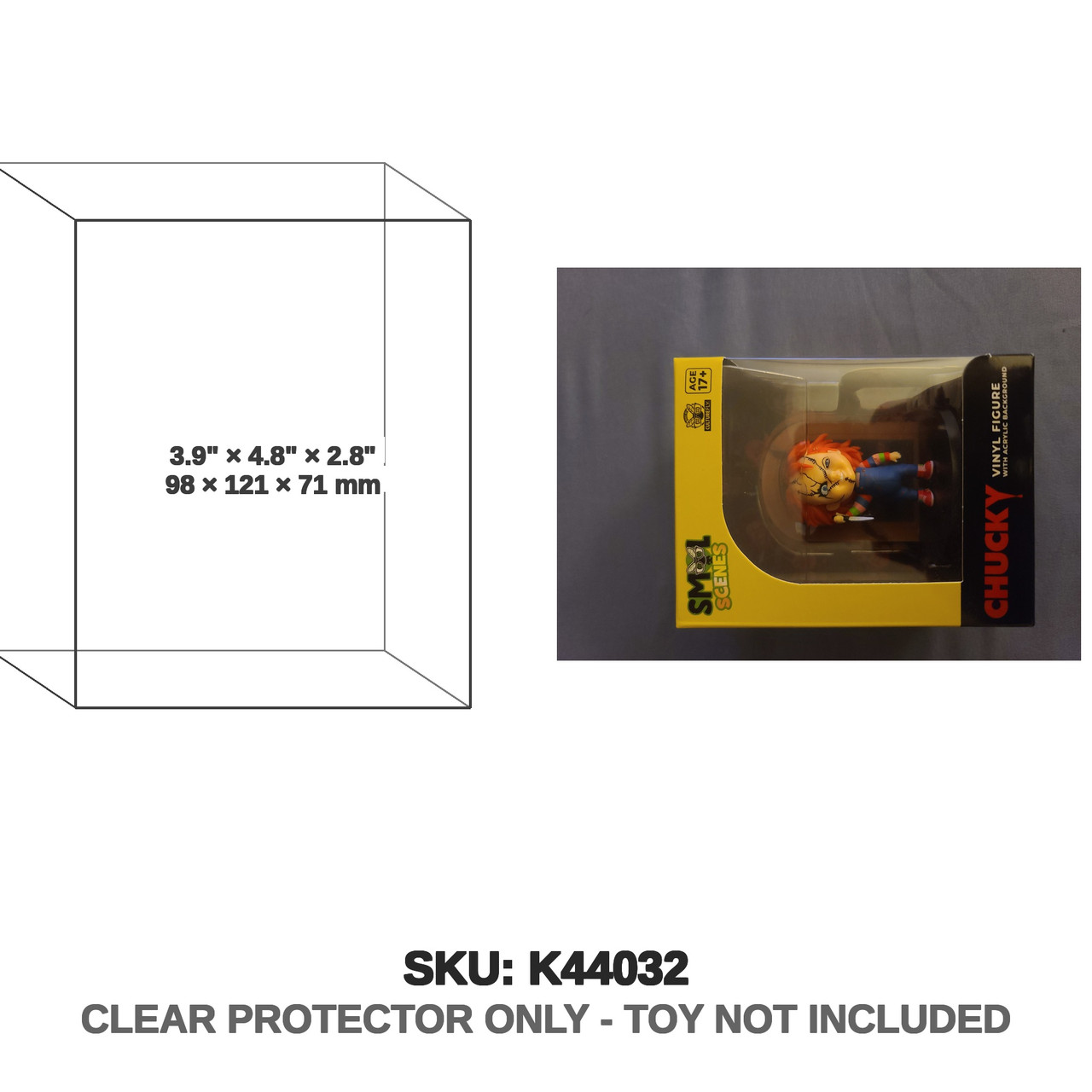 CultureFly Child's Play Chucky SMOL Scenes Figure