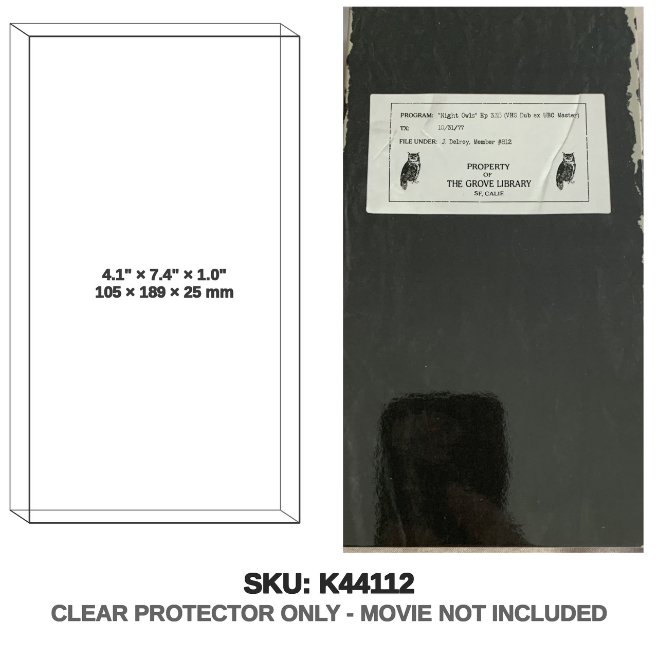 Late Night With The Devil Night Owls VHS UMBRELLA ENTERTAINMENT