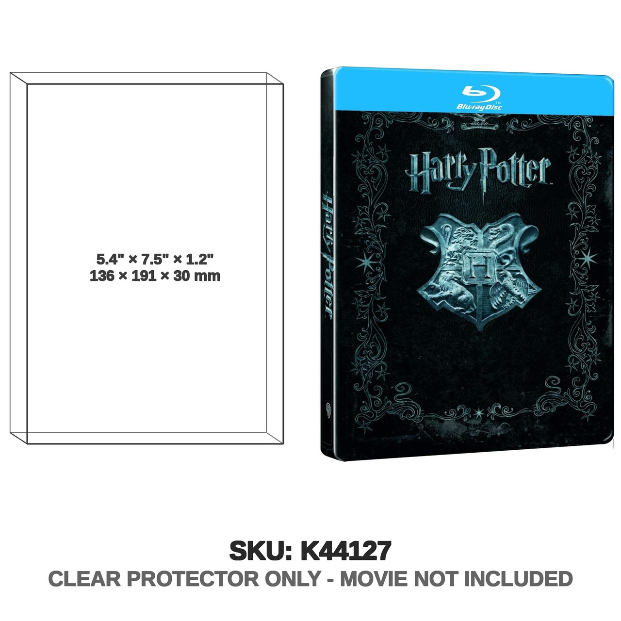 Warner Bros. Harry Potter Collection Spain Jumbo Steelbook Blu-ray