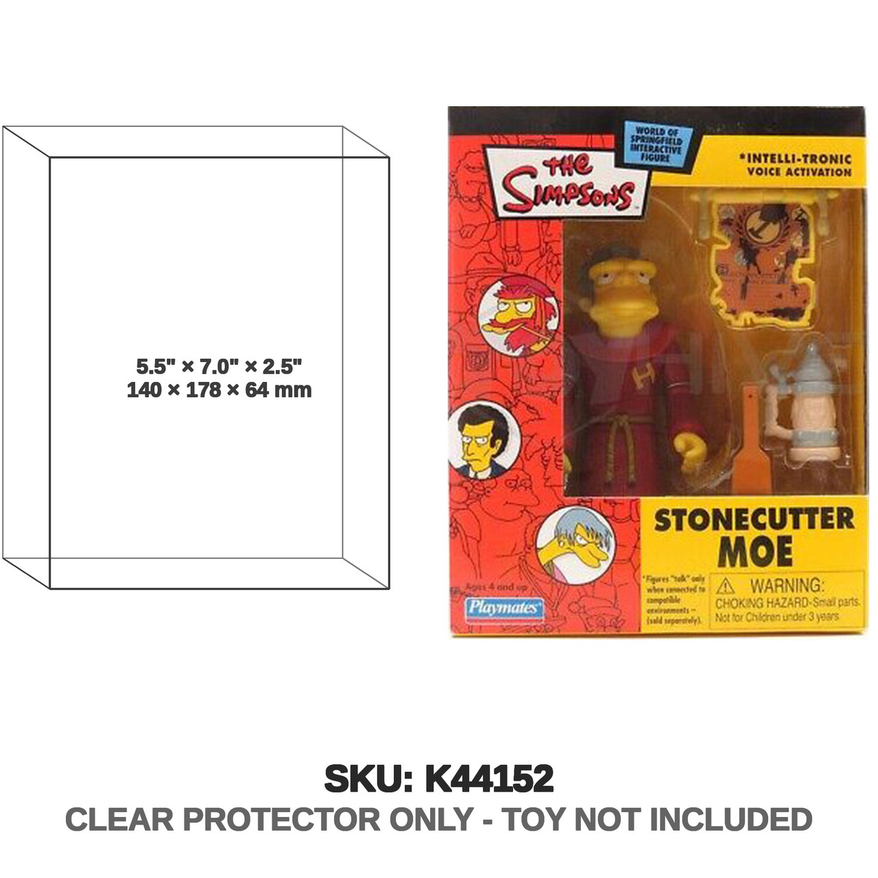 The Simpsons - Stonecutter Moe Toyfare