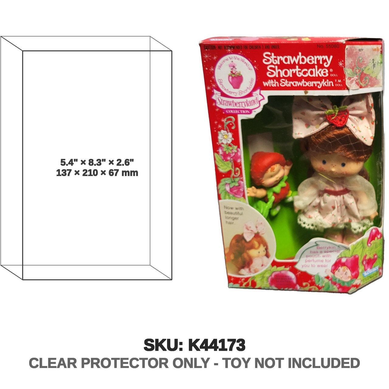 Kenner Strawberry Shortcake With Strawberrykin Doll