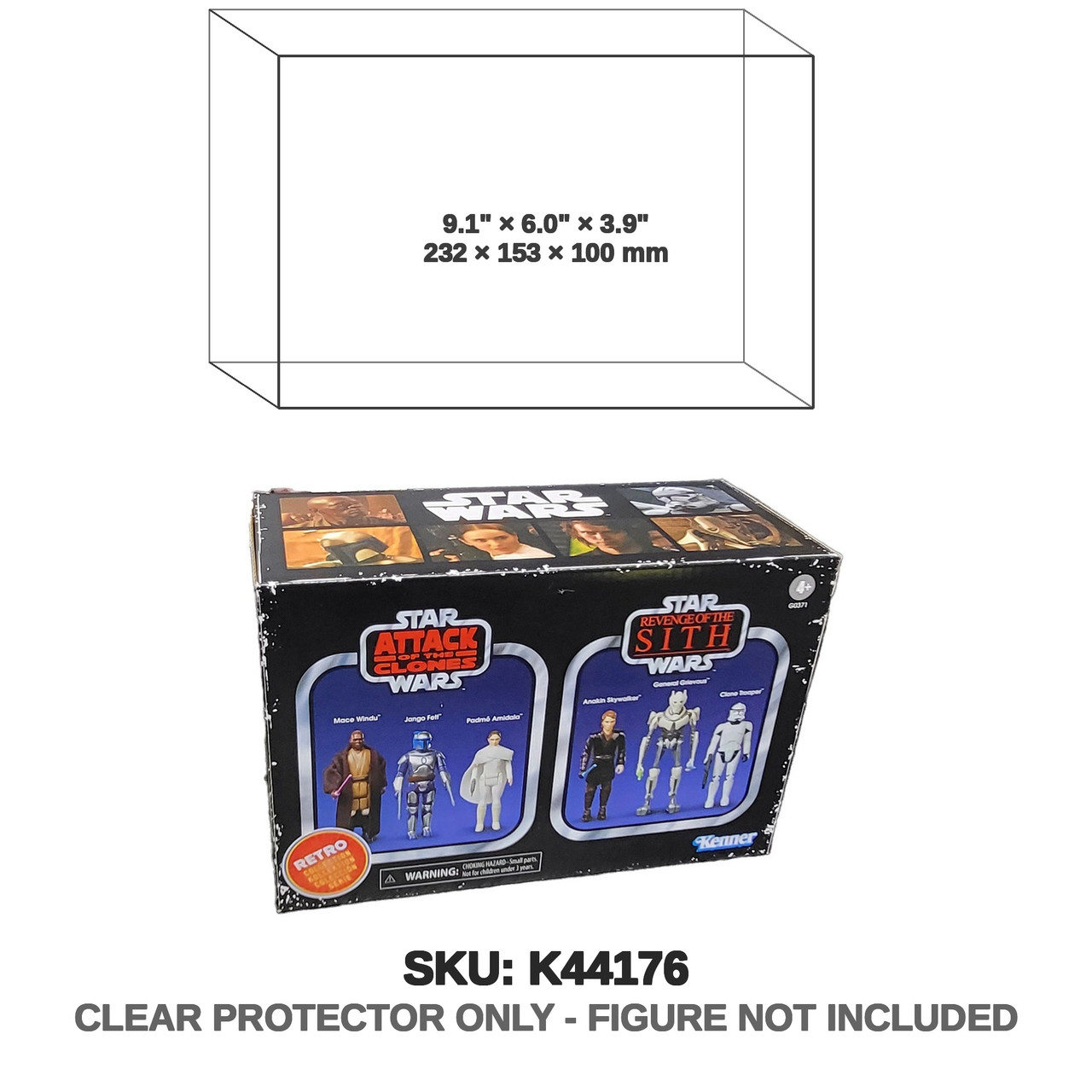 Episode II and Episode III Star Wars Retro Collection Multipack